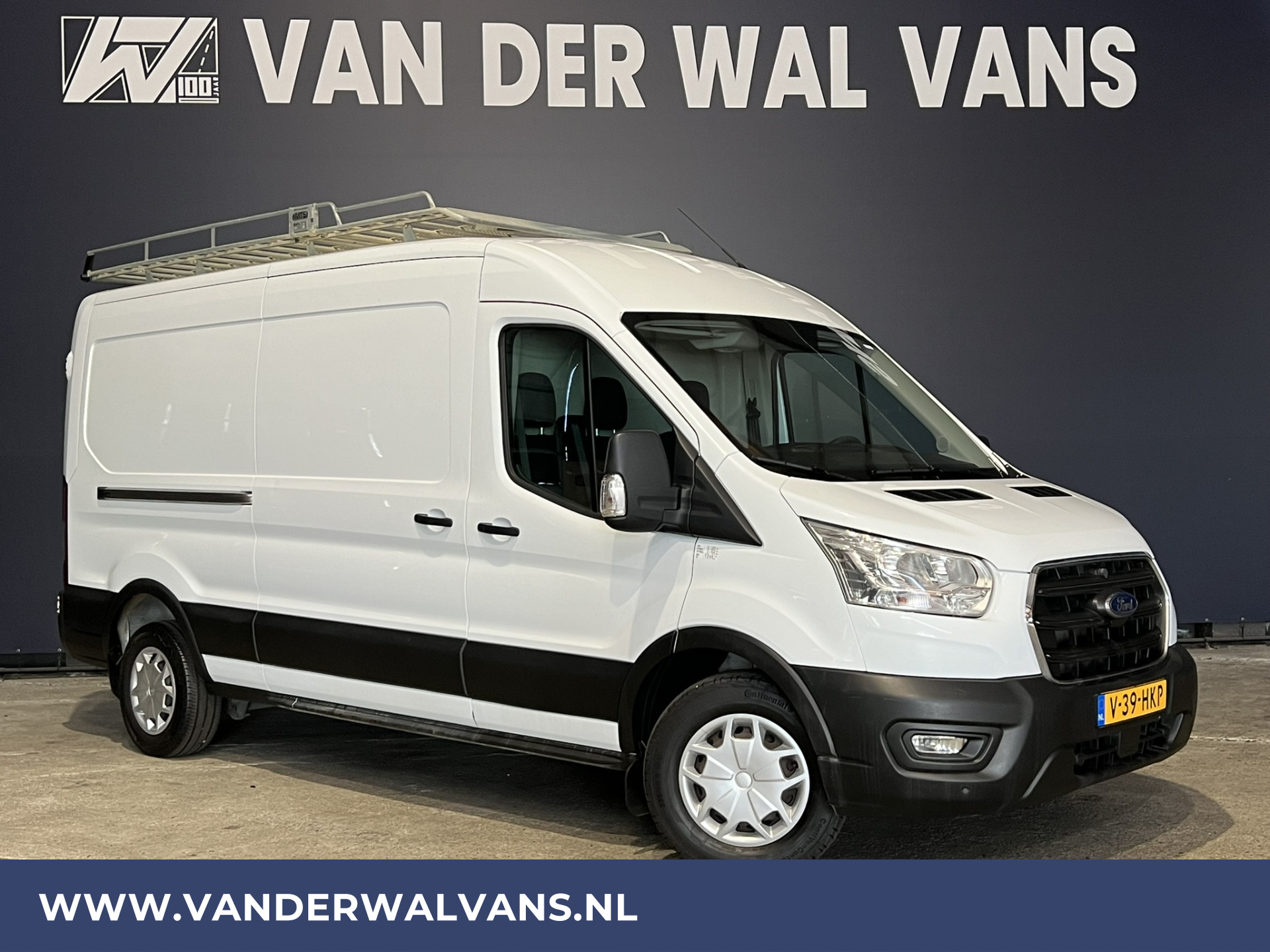 Ford Transit 2.0 TDCI 131pk L3H2 Euro6 Airco | Trekhaak | Imperiaal | Cruisecontrol LED, Trap, Parkeersensoren, Bijrijdersbank