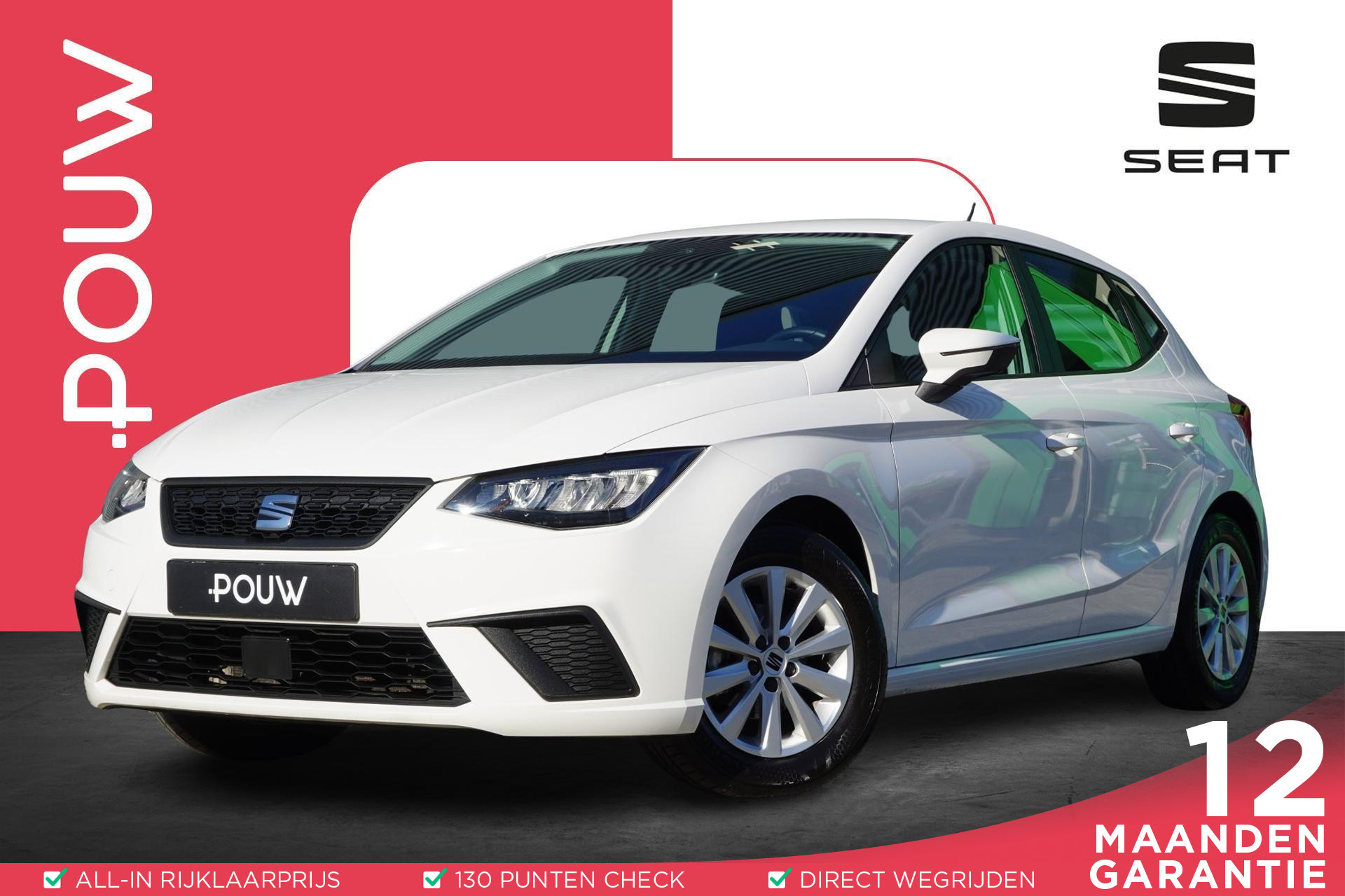 SEAT Ibiza 1.0 EcoTSI 95pk Style | PDC Achter | FullLink | Climatronic