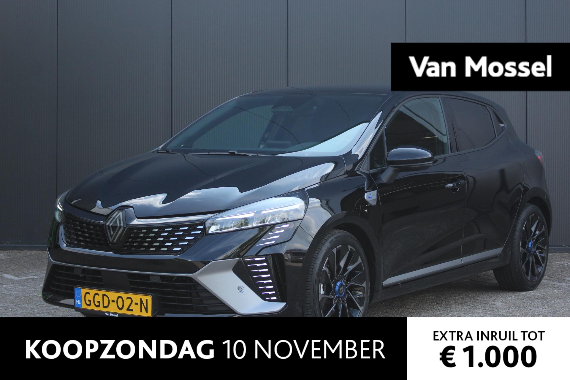 Renault Clio 1.6 E-Tech Full Hybrid 145Pk esprit Alpine | Easy Link 9'3 Navigatie | Draadloze Carplay | Climate Control | Parkeersensoren & Camera | Adaptive Cruise Control | Bose Geluidsysteem | Verwarmbare Voorstoelen & Stuurwiel |