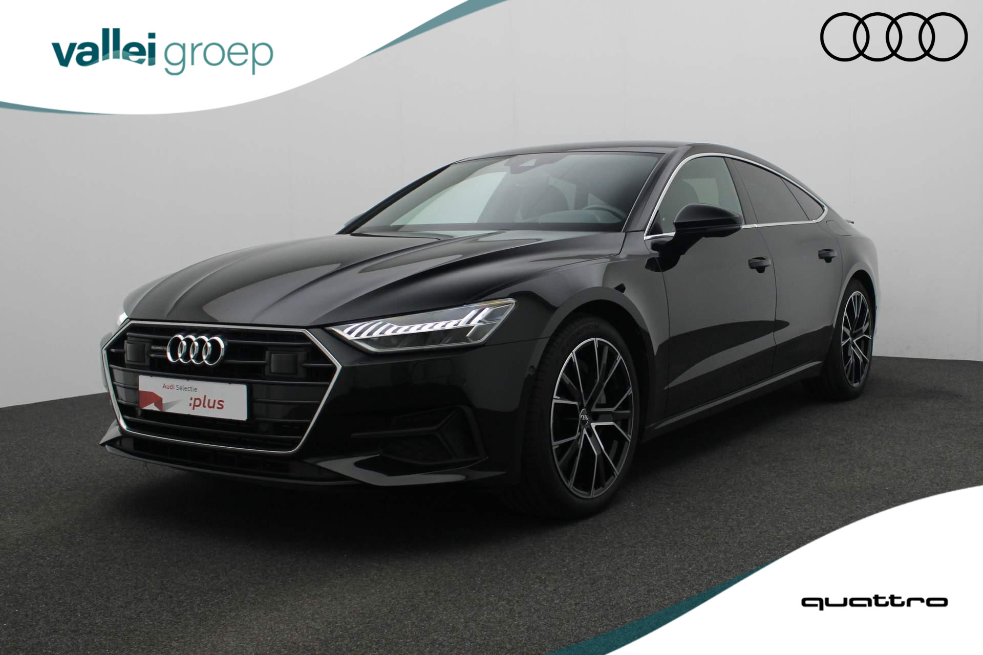 Audi A7 Sportback 50 TFSI e 299PK S-tronic quattro Pro Line Plus | HD Matrix LED | HUD | Keyless | Valcona leder | Camera | ACC | 20 inch