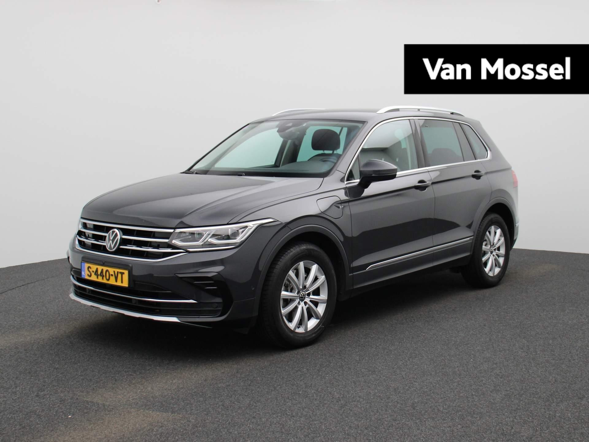 Volkswagen Tiguan 1.4 TSI eHybrid Elegance 245 PK DSG | Apple Carplay | Stoelverwarming | 360 Graden Camera | Trekhaak | Achterklep Elektrisch | Digital Cockpit Pro | Climate Control | Navigatie | Parkeersensoren |