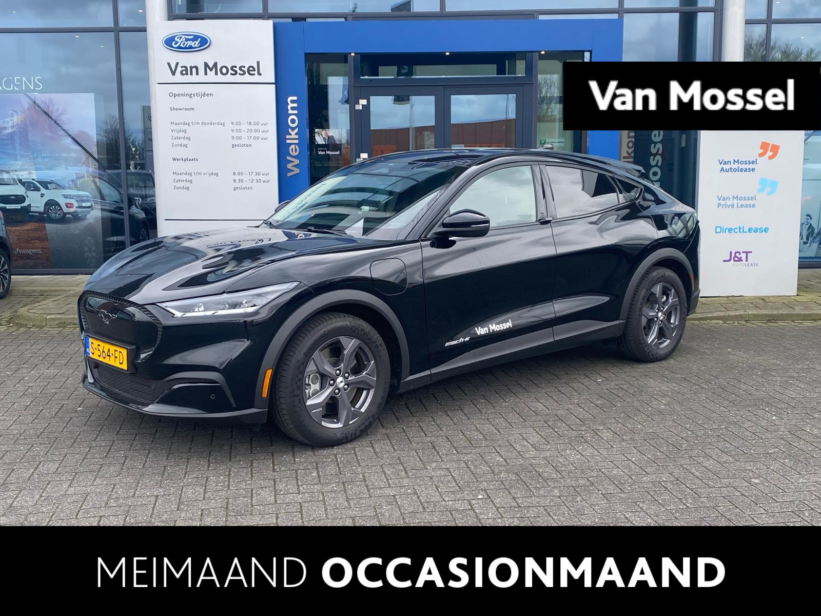 Ford Mustang Mach-E 75kWh RWD Schadow Black | Privacy glass | SYNC 4 touchscreen (15,5 inch) met EV  reisplanner | Apple CarPlay en Android Auto |