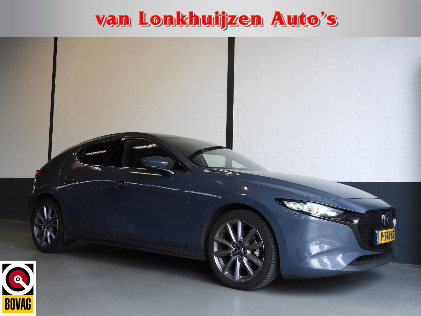 Mazda 3 2.0 e-SkyActiv-G M Hybrid 122 Luxury NAVI/LEER/BOSE/HEAD-UP/18"LMV!