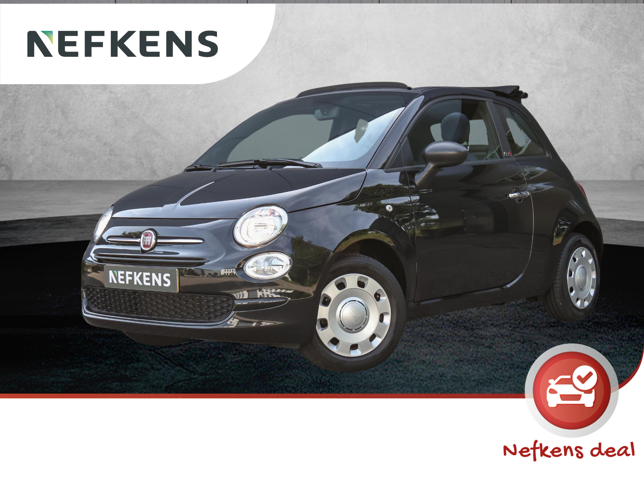 Fiat 500C 70pk Hybrid Cult Cabrio (1ste eig./Airco/Bluetooth/Isofix/GOED ondh.)