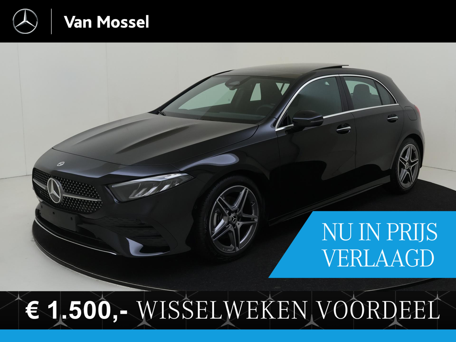 Mercedes-Benz A-Klasse 180 AMG-Line / Stoelverwarming / Achteruitrijcamera / Panorama-schuifdak