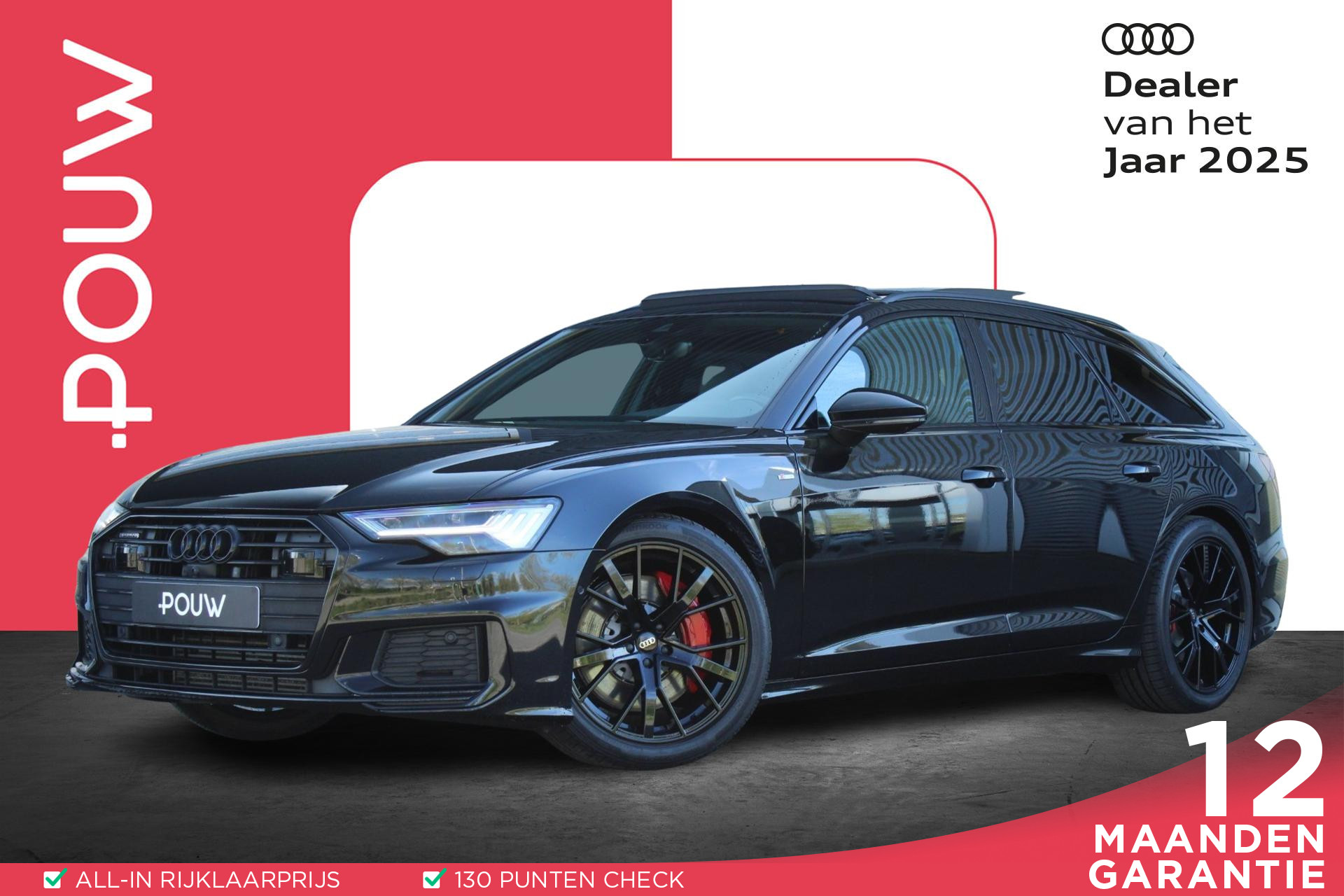 Audi A6 Avant 55 TFSIe 367pk PHEV quattro Pro Line S Competition | Panoramadak | Adaptieve Cruise Control | Trekhaak Wegklapbaar | Bang & Olufsen