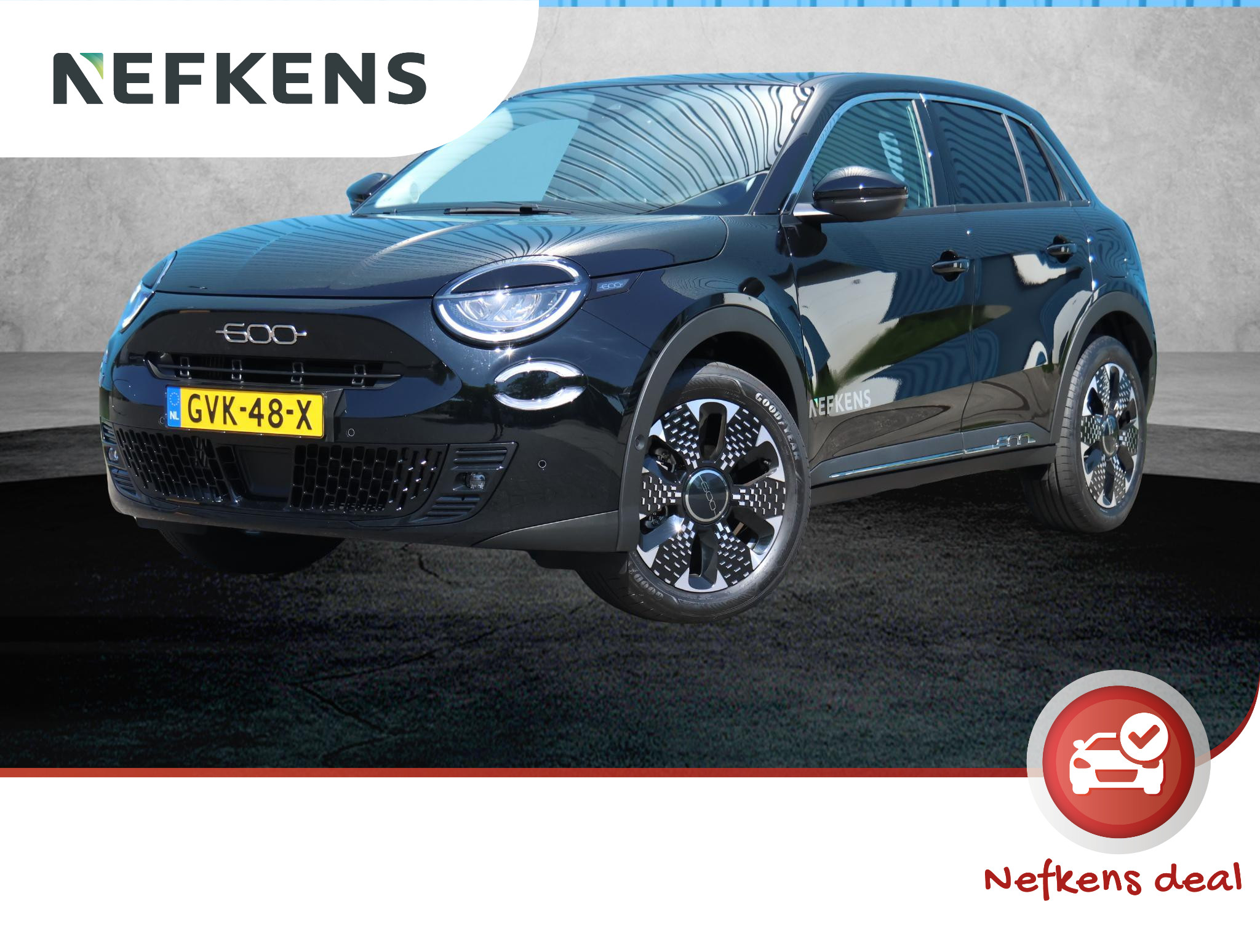 Fiat 600 1.2 110PK Hybrid La Prima | Adaptieve cruise control | Stoelverwarming | Navigatie | Camera | Apple Carplay/ Android Auto | Climate control | Dodehoek waarschuwing | 360° parkeersensoren