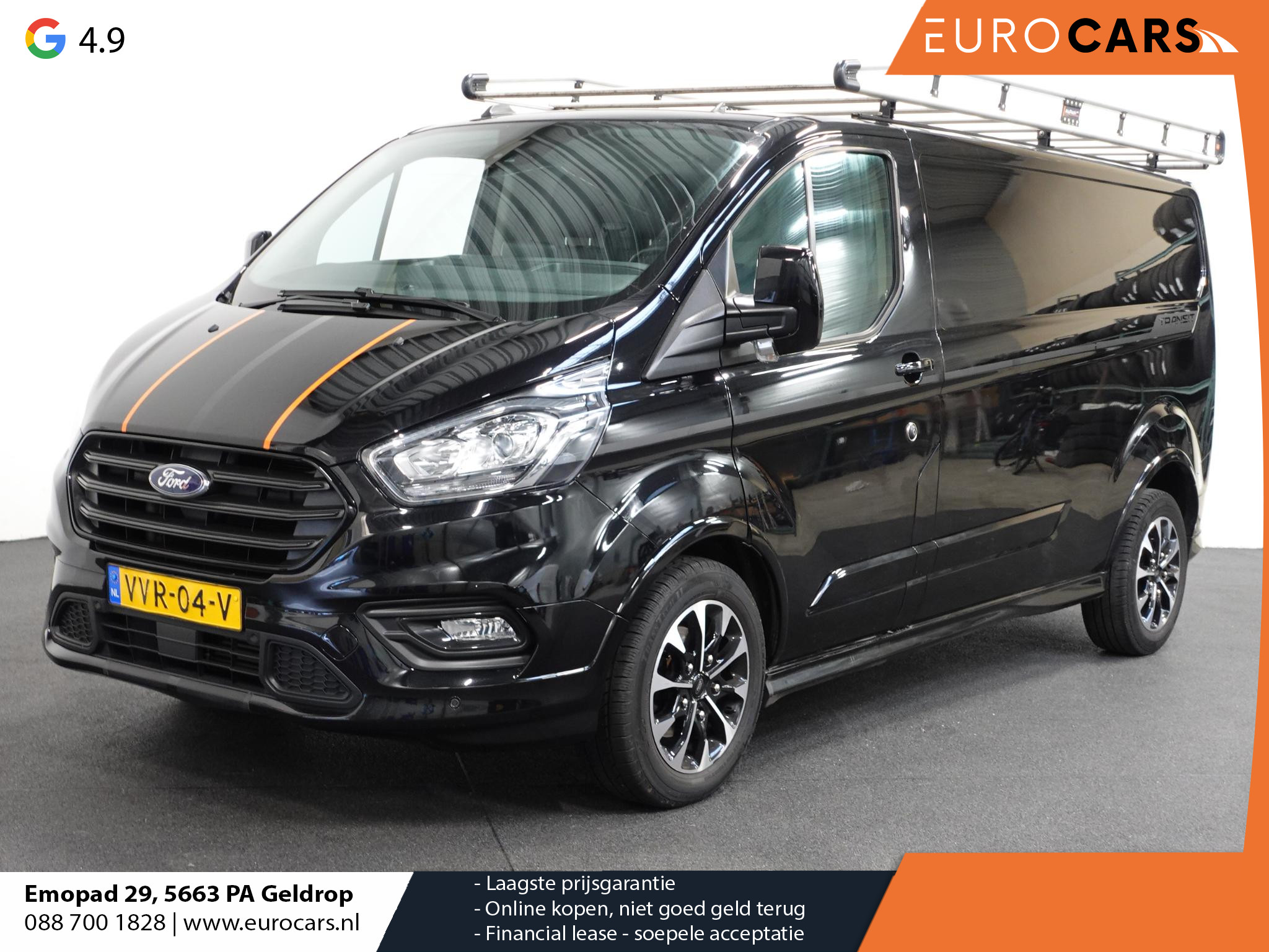 Ford Transit Custom 320 2.0 TDCI L2H1 Sport Raptor Airco| ACC| Bluetooth| Navi| Trekhaak|