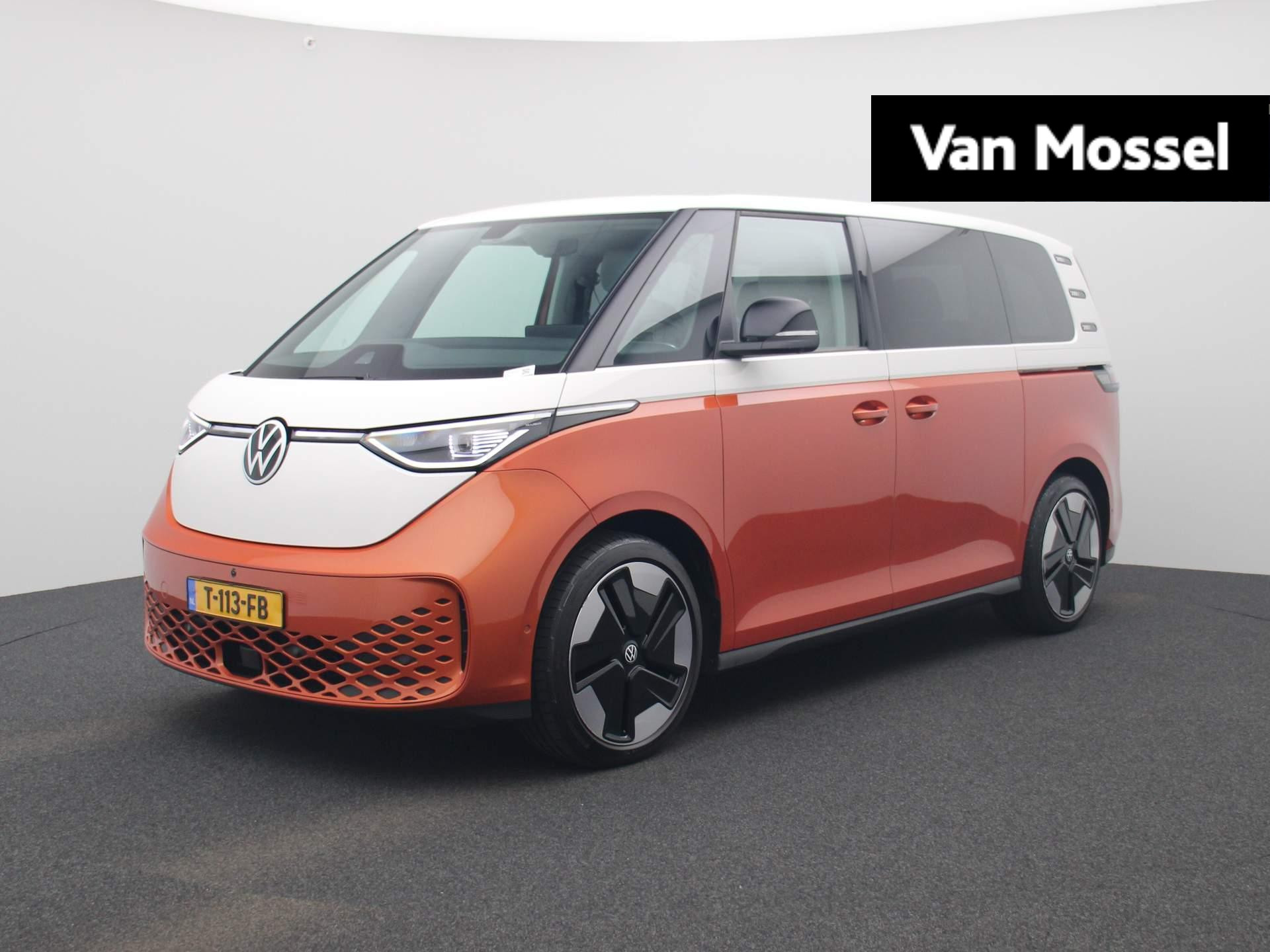 Volkswagen ID. Buzz 1st Max 77kWh | Navigatie | Airco | Parkeersensoren voor/achter | 21 inch Velgen | 360' Camera | LED | Stuur/Stoelverwarming |