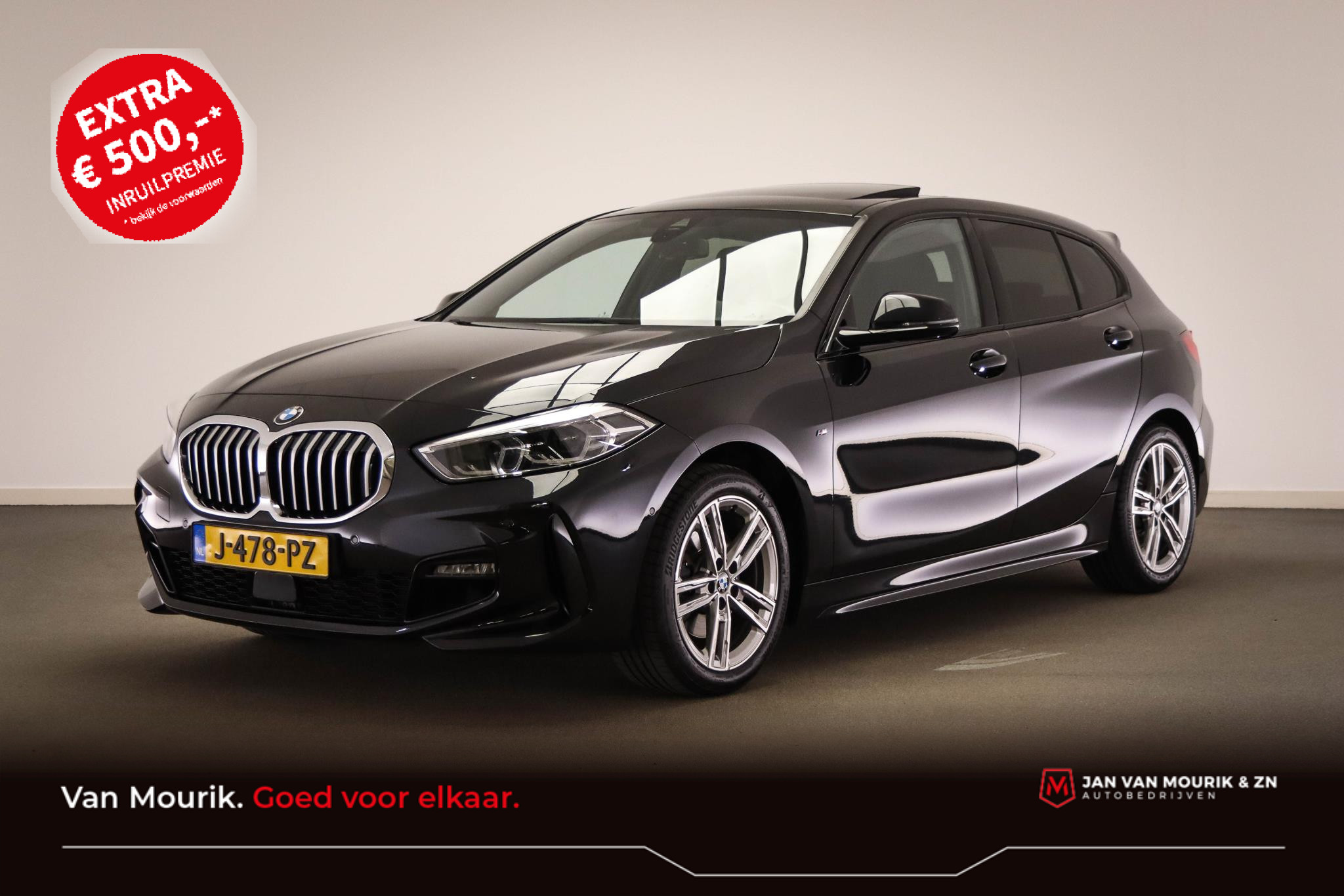 BMW 1 Serie 118i Executive Edition | M-SPORT / PARKING / AUDIO MEDIA- PACK | PANORAMADAK | LED | CAMERA | 17"