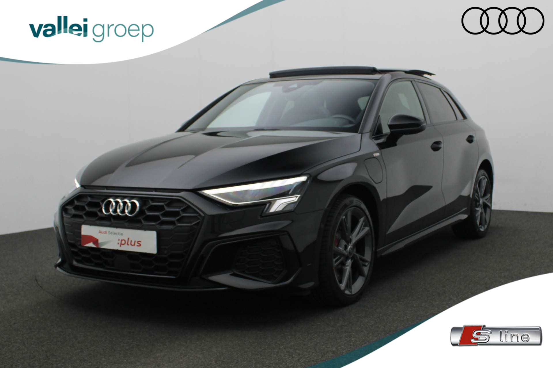 Audi A3 Sportback 45 TFSI e 245PK S-tronic S edition Competition | Pano | Keyless | Camera | 18 inch | Full LED | Navi | ACC | Zwart optiek | Apple Carplay / Android Auto