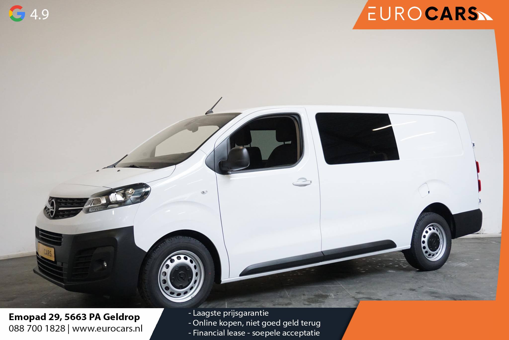 Opel Vivaro 2.0 CDTI L3H1 Dubbele Cabine Automaat Airco App-connect Navi