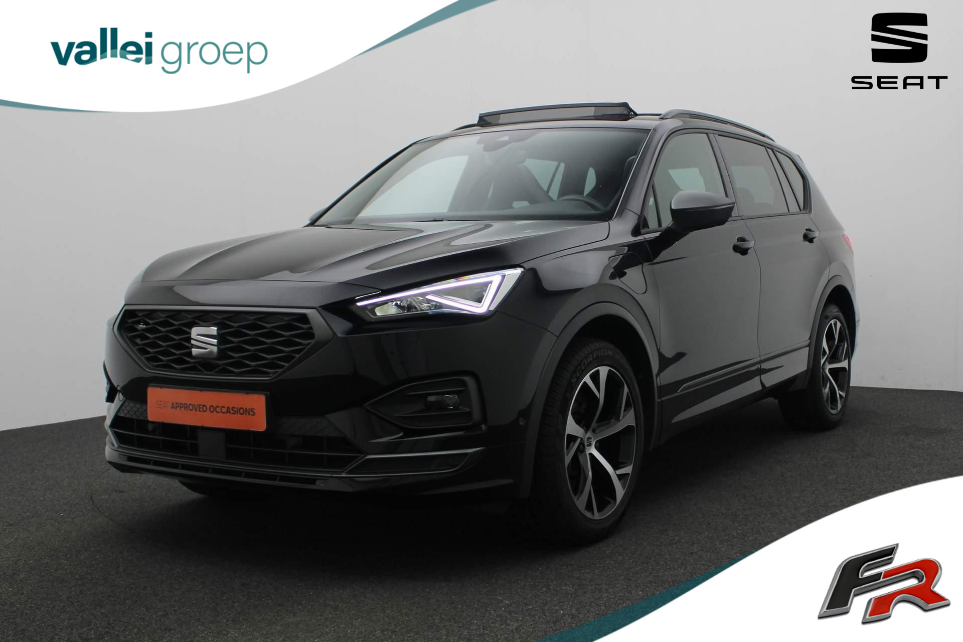 SEAT Tarraco 1.4 TSI 245PK DSG e-Hybrid PHEV FR Business Intense | Pano | Trekhaak | Adaptief onderstel | Stoel-/achterbankverwarming | Navi | Camera | ACC | Keyless