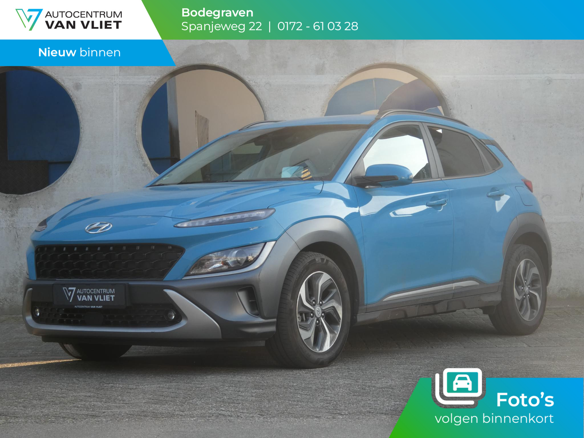 Hyundai Kona 1.6 GDI HEV Fashion | TREKHAAK | NAVIGATIE |