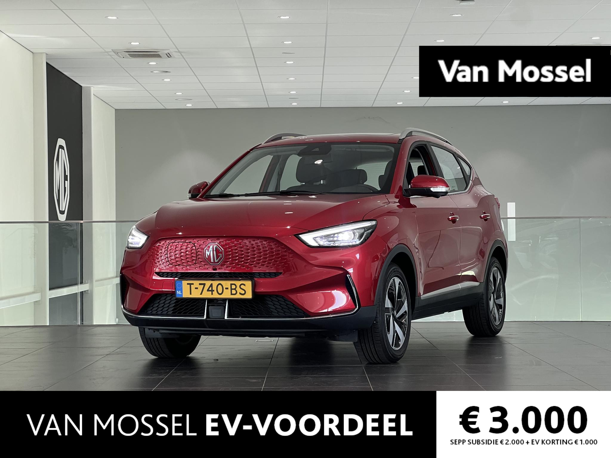 MG ZS-EV Standard Range Luxury 50 kWh | 1e-Eigenaar | Leder | Navi | Panoramadak | 360 Camera | Apple CarPlay |