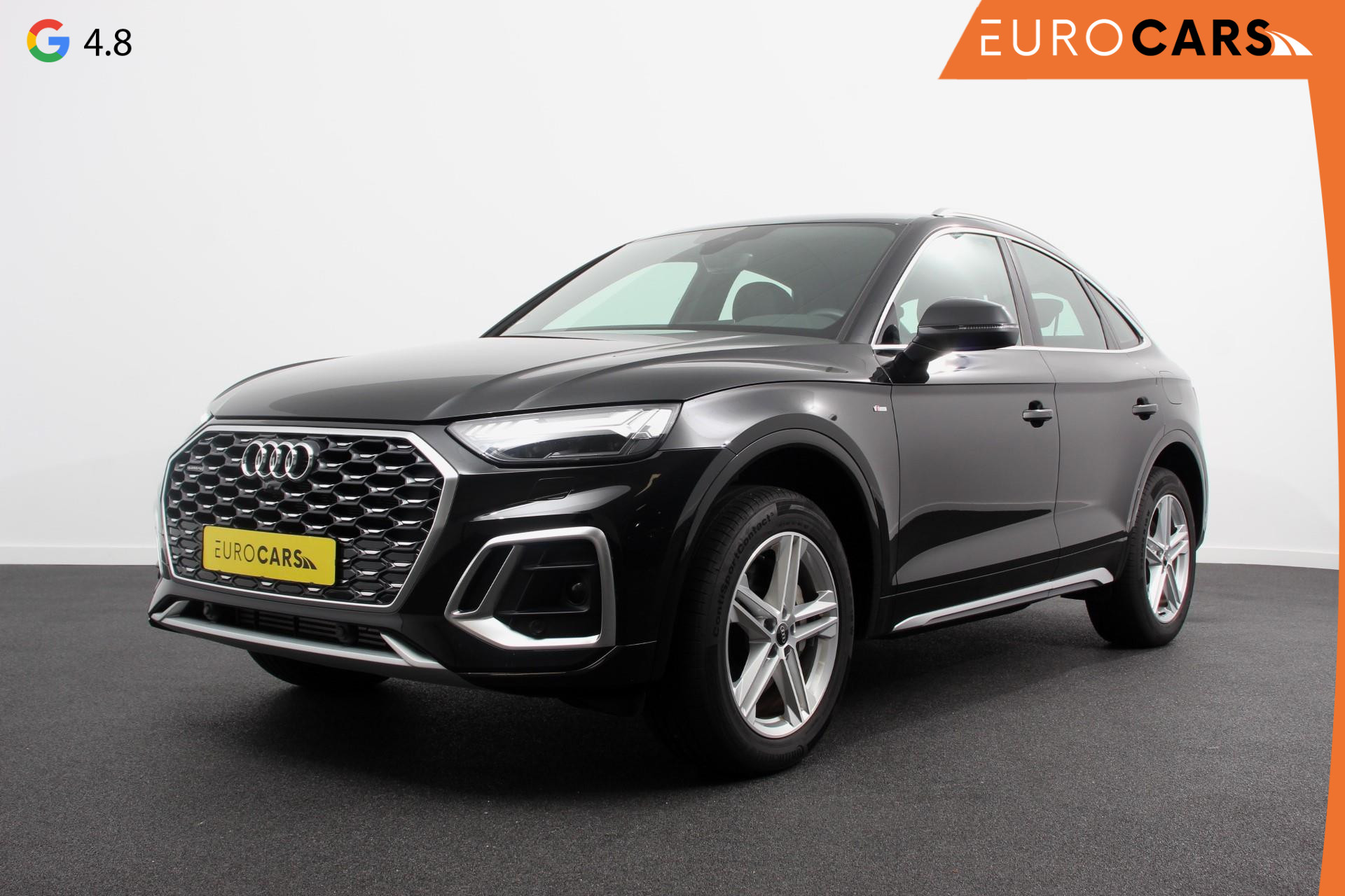 Audi Q5 Sportback 50 TFSI e S Edition S-Tronic Plug in Hybrid | Navigatie | Climate Control | Camera | Adaptive Cruise Control | Elektrische Achterklep | Led Matrix | Stoelverwarming |