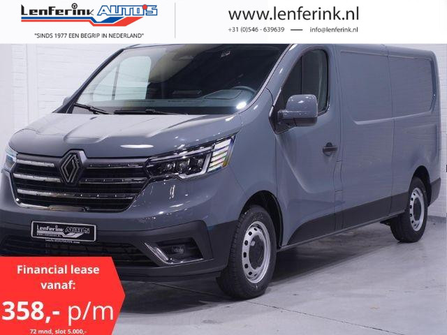 Renault Trafic 2.0 Blue dCi 130 pk L2H1 Airco, Camera Cruise Control, LED Koplampen, Apple Carplay, Nieuw, 3-Zits