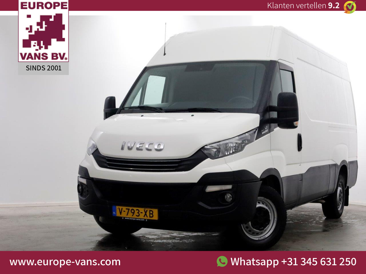 Iveco Daily 35S16 155pk L2H2 HiMatic Automaat Airco/Trekhaak 3500kg 03-2019