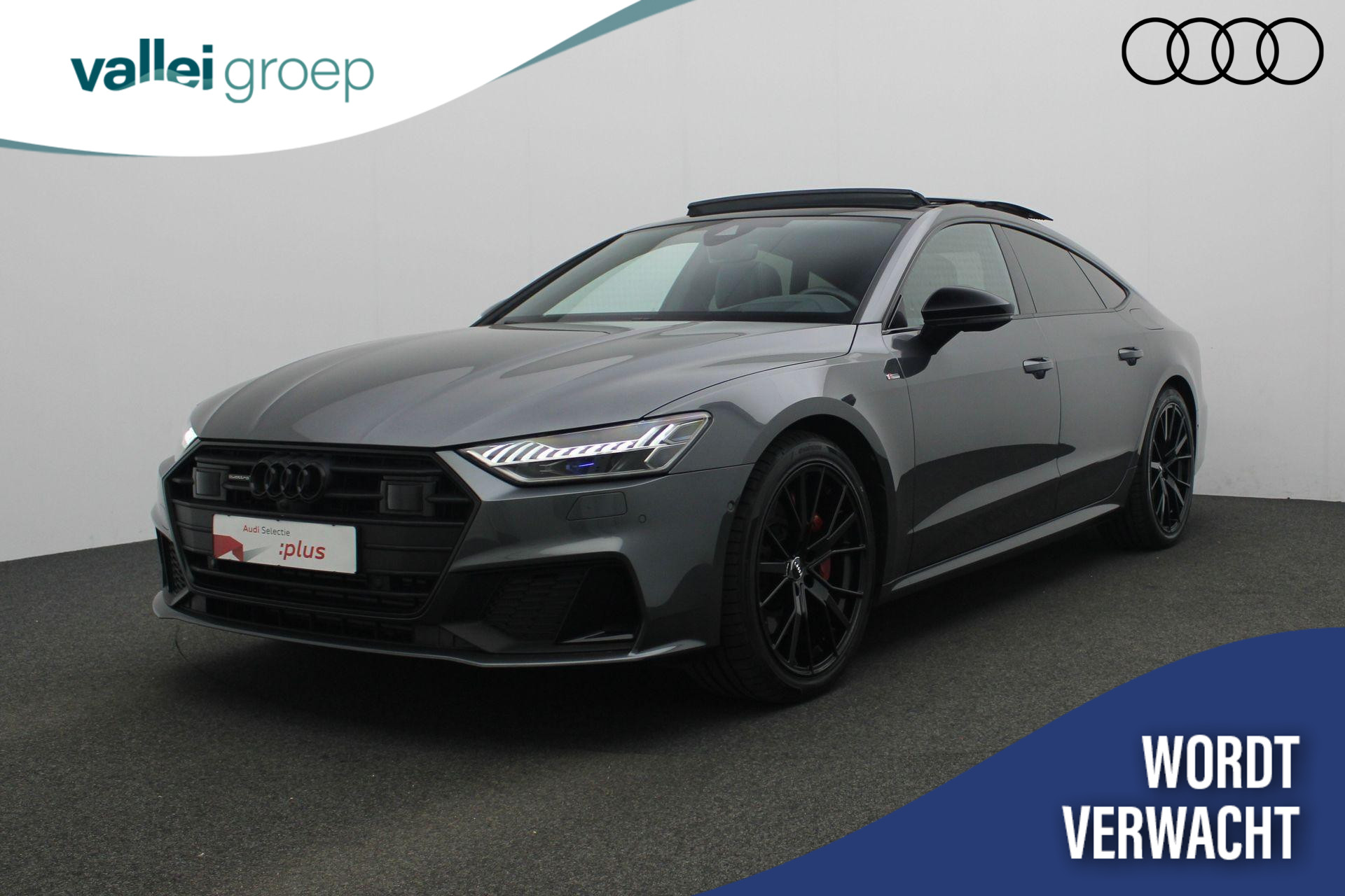 Audi A7 Sportback 55 TFSI e 367 pk S-tronic quattro Pro Line S Competition / S-Line | Pano | Demperregeling | Laser LED | Head Up | 360 Camera | Bang & Olufsen