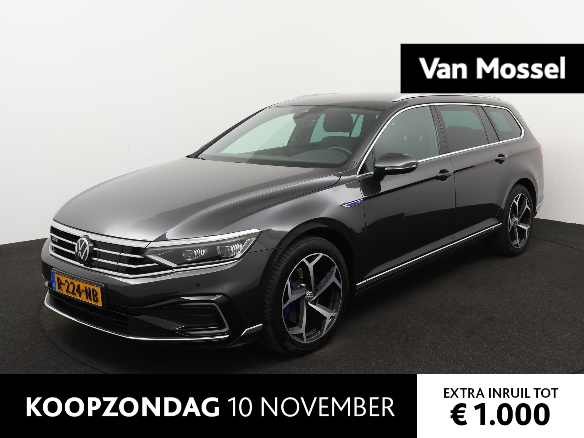 Volkswagen Passat Variant 1.4 TSI PHEV GTE Business 272 PK DSG | Apple Carplay | Adaptive Cruise Control | Digital Cockpit Pro | Plug-IN | Trekhaak | Ergo Active Stoel | Navigatie | Keyless | Achteruitrijcamera |