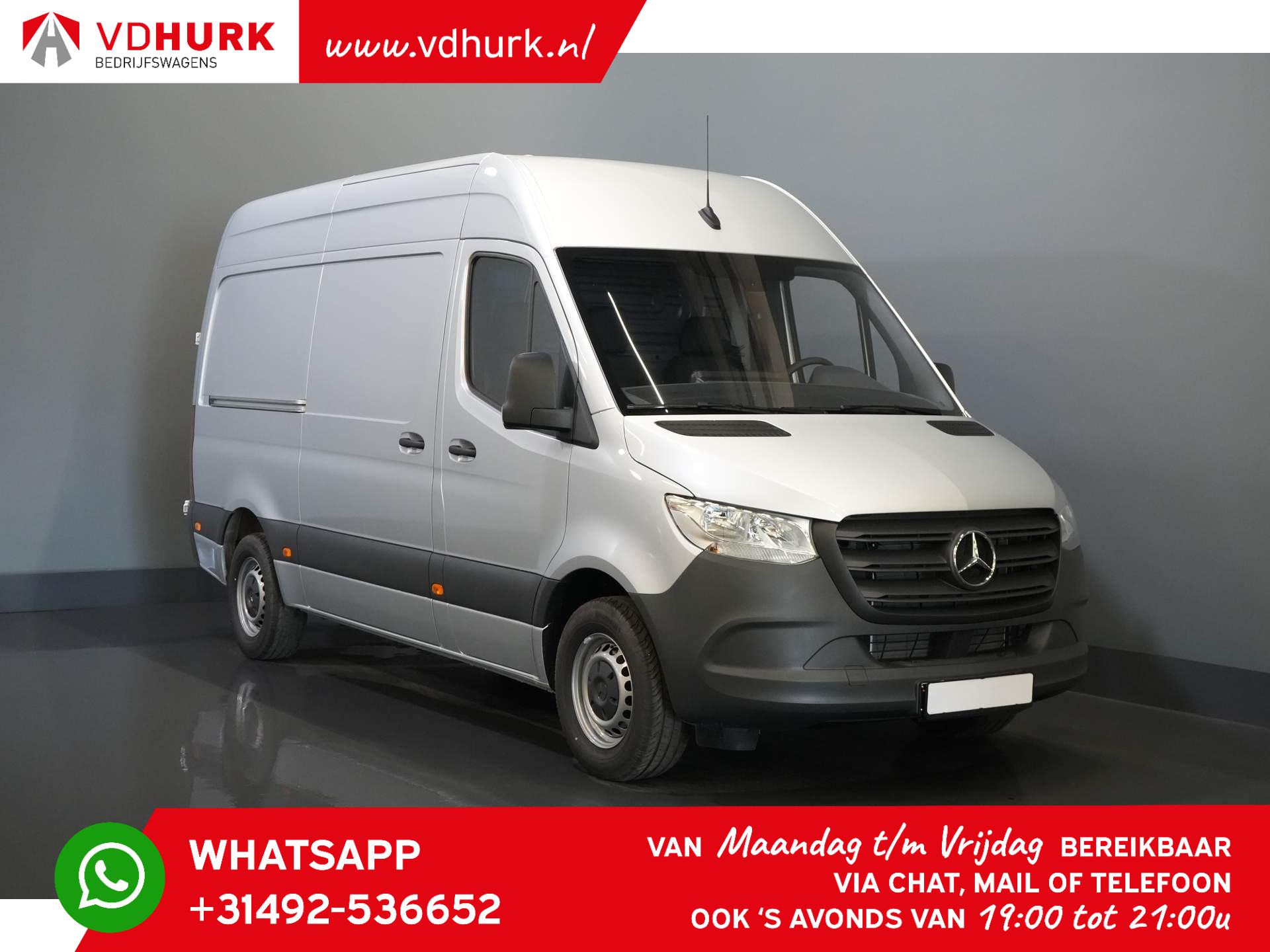 Mercedes-Benz Sprinter 319 CDI Aut. L2H2 3.5t Trekhaak./ Cruise/ Camera/ betimmerd/ MBUX