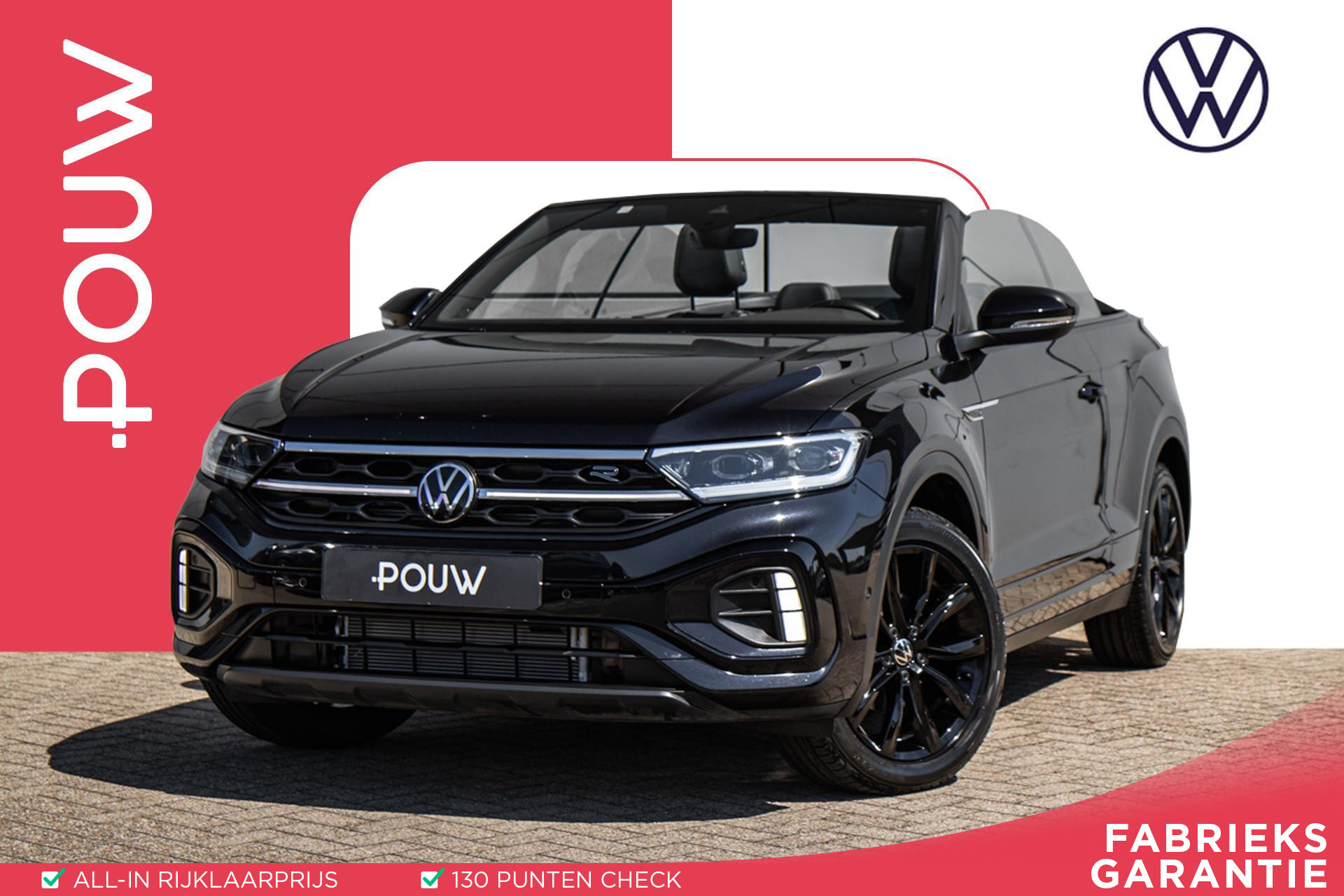 Volkswagen T-Roc Cabrio 1.5 TSI 150pk DSG R-Line | Achteruitrijcamera | Beats Audio | Stoelverwarming | 18'' LMV