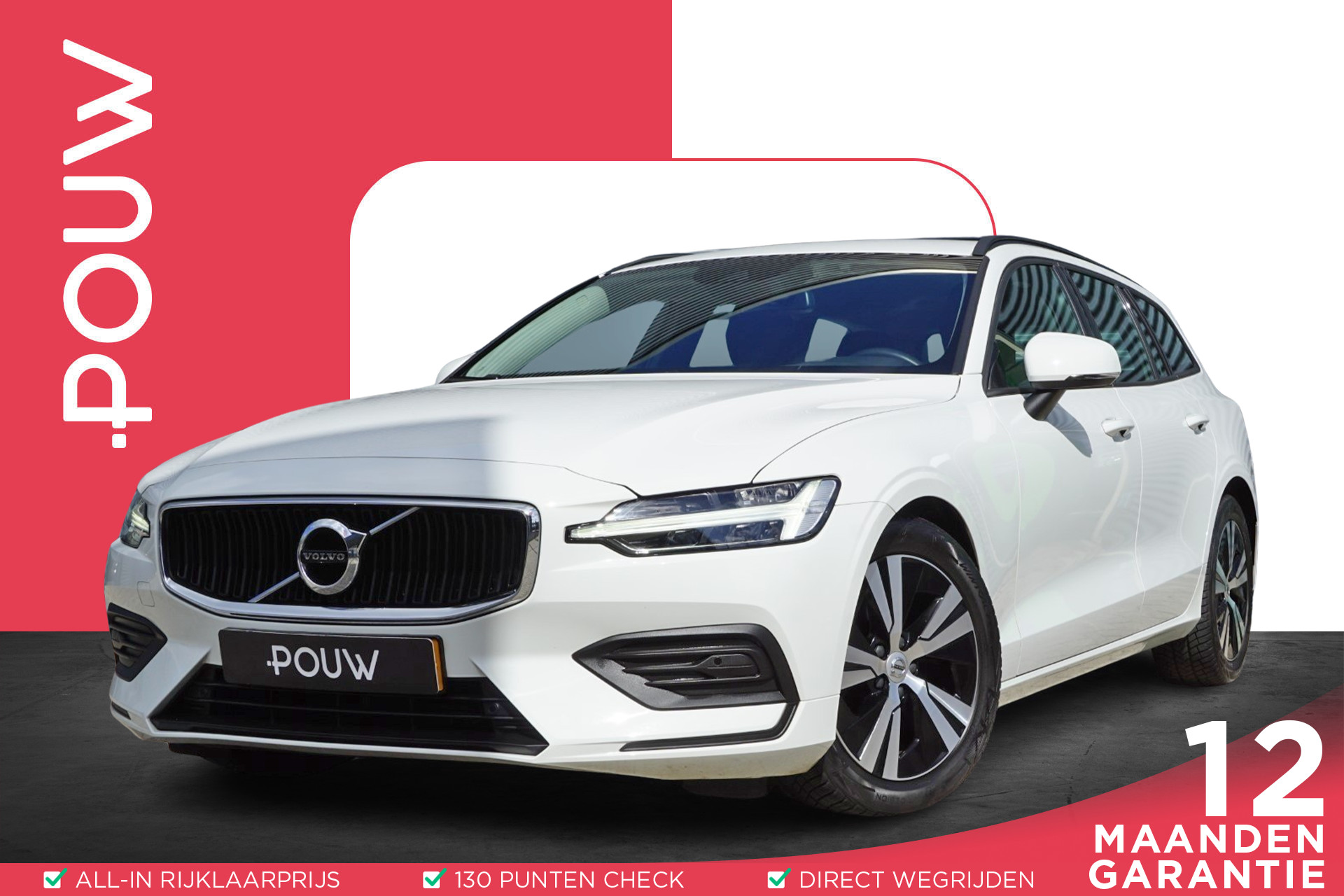 Volvo V60 2.0 B3 163pk AUT Momentum Advantage | Apple CarPlay / Android Auto | 17" Velgen | LED