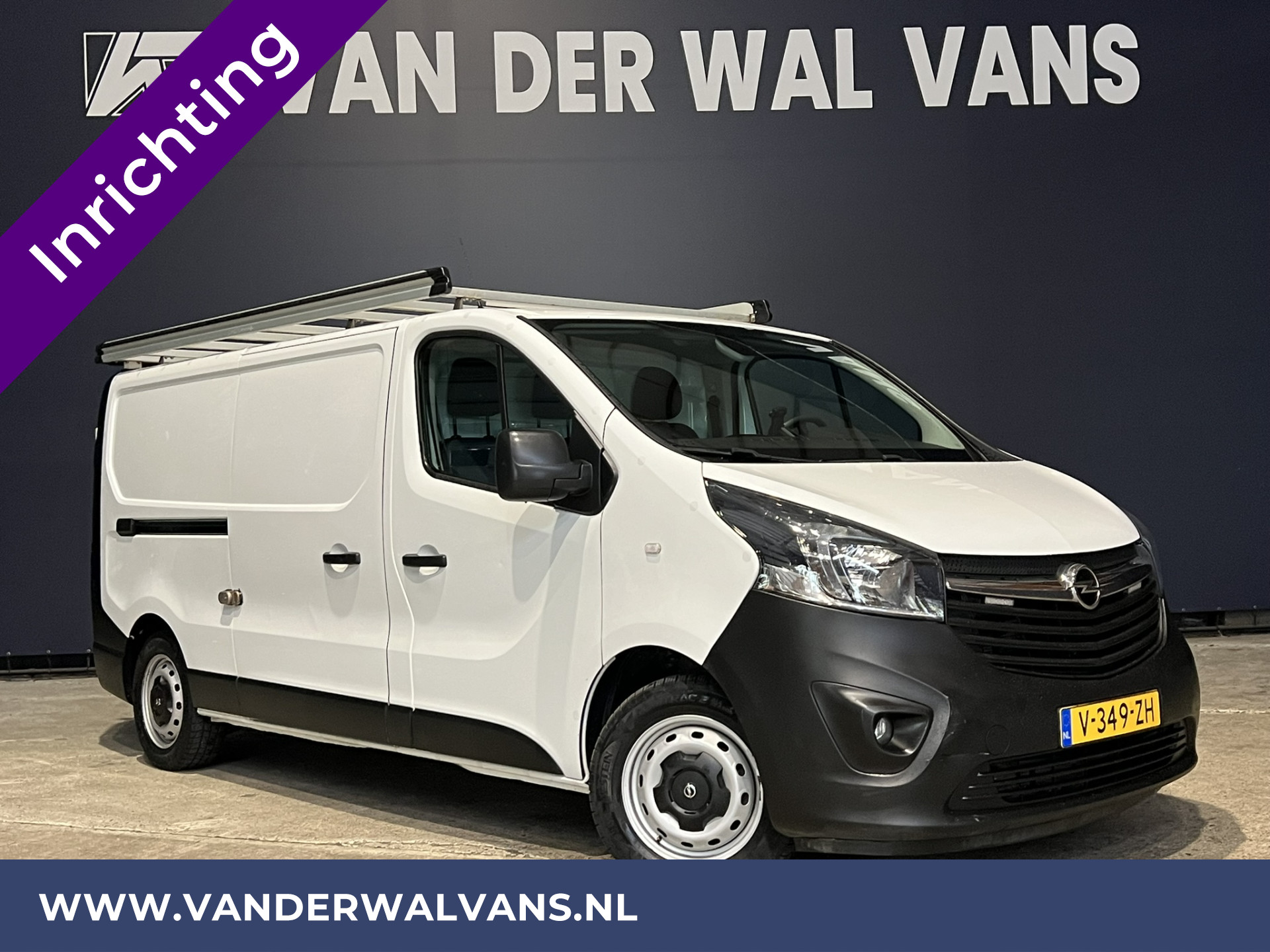 Opel Vivaro 1.6 CDTI 126pk L2H1 inrichting Euro6 Airco | Imperiaal | Omvormer | Navigatie Camera, Cruisecontrol, LED, Trekhaak, Parkeersensoren, Bijrijdersbank