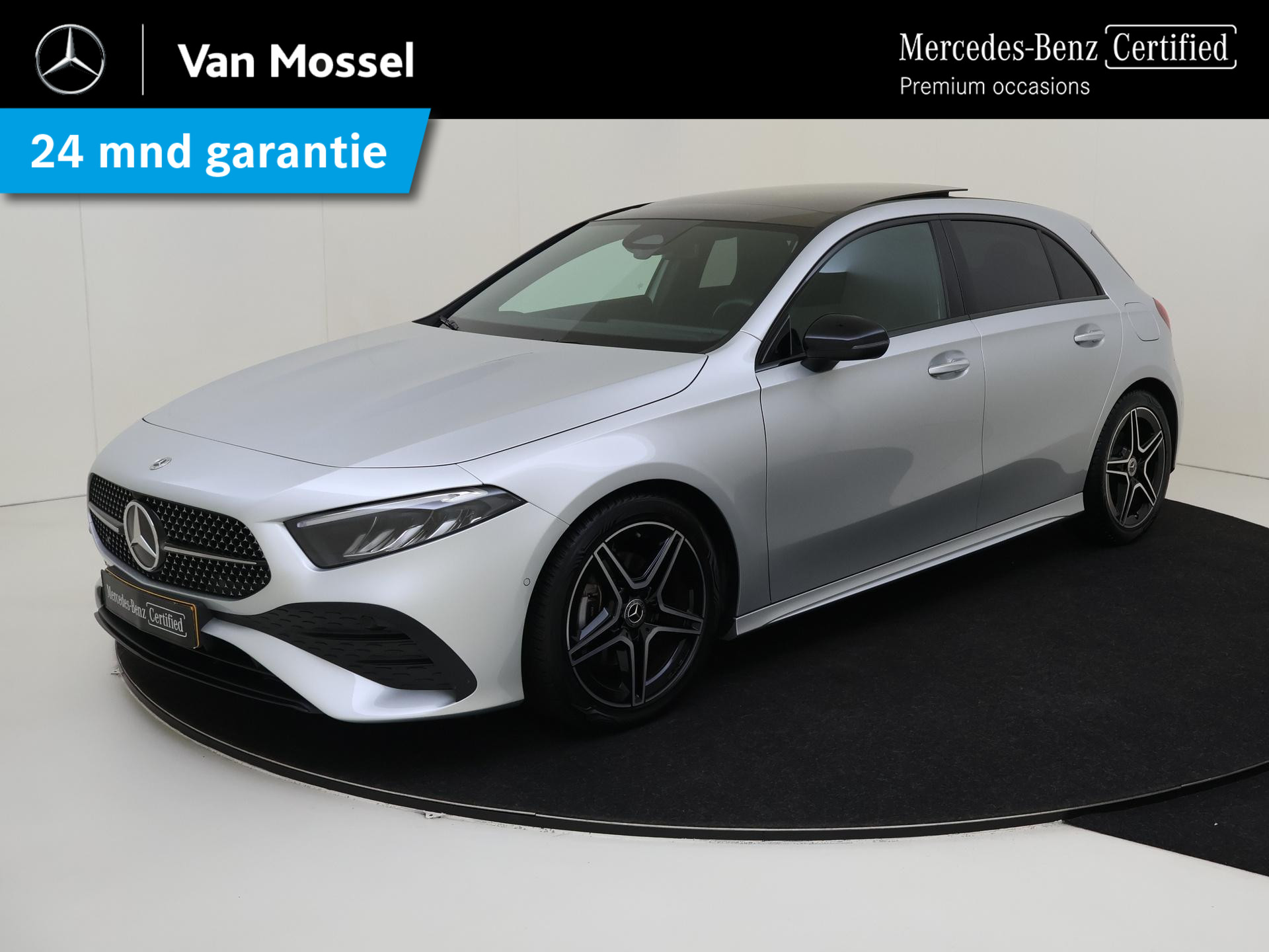 Mercedes-Benz A-Klasse 180 AMG Line / Stoelverwarming / Achteruitrijcamera / Panaroma-schuifdak / Night-Pakket /