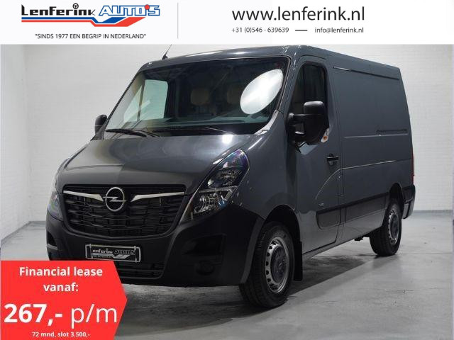 Opel Movano 2.3 Turbo 180 pk L1H1 Airco, Trekhaak PDC V+A, Opbergkasten Laadruimte, Cruise Control, 3-Zits