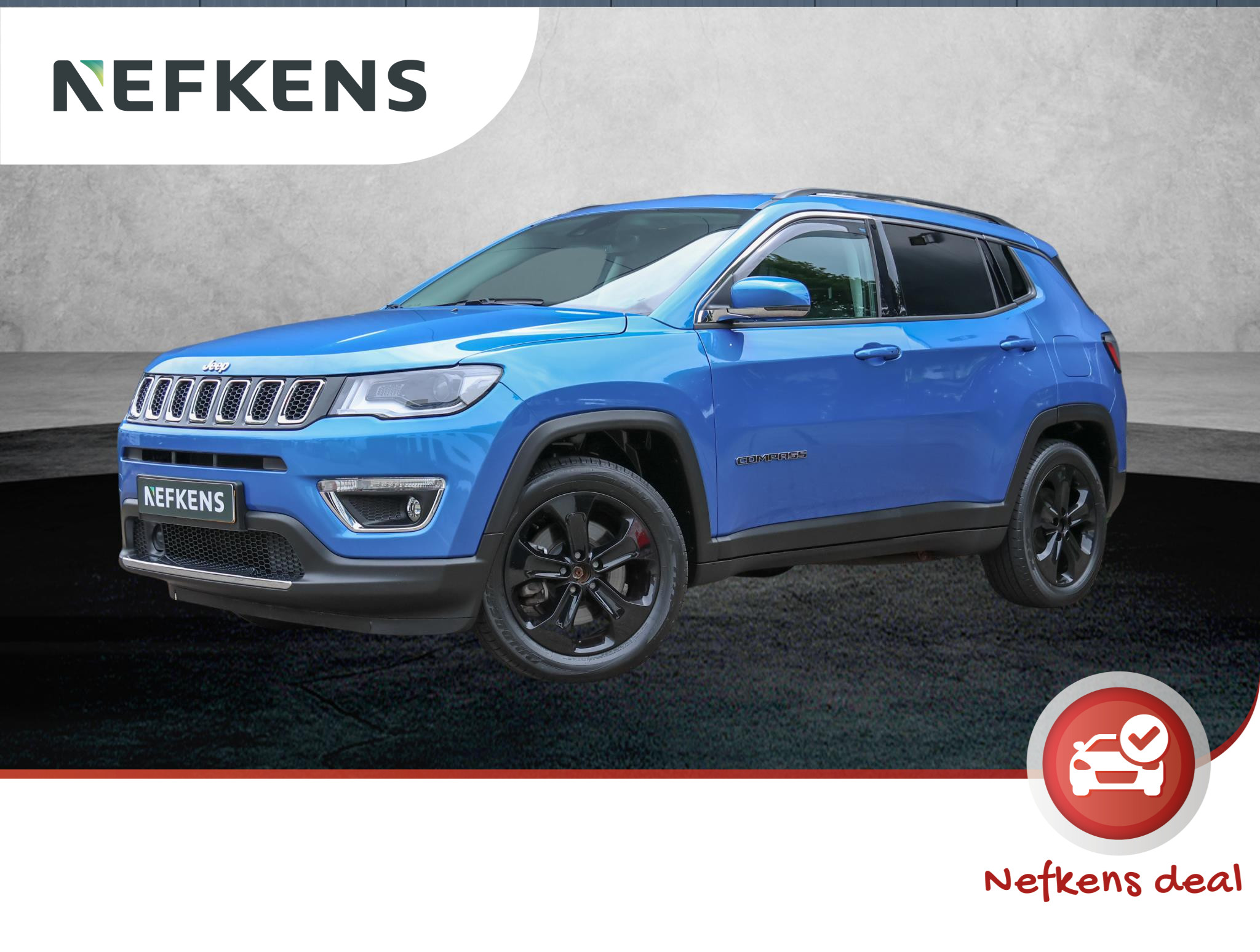 Jeep Compass 4xe 190pk Plug-in Hybrid Electric Limited (Adap.Cruise/FULL LED/Camera/18"LMV/PDC/GOED ondh.)