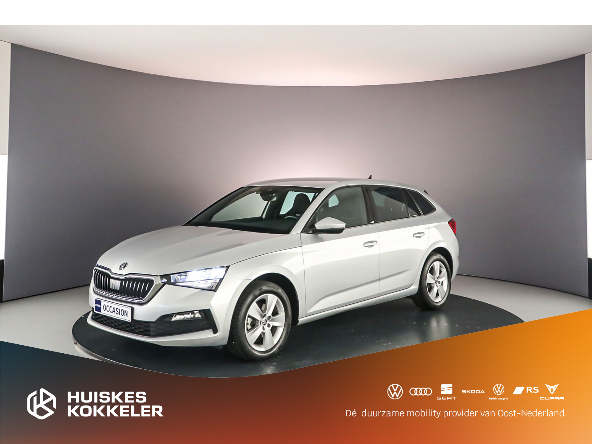 Škoda Scala Sport Business 1.0 TSI 110pk DAB radio, LED verlichting, Cruise control, Parkeersensoren achter, Airco, App connect, Bluetooth