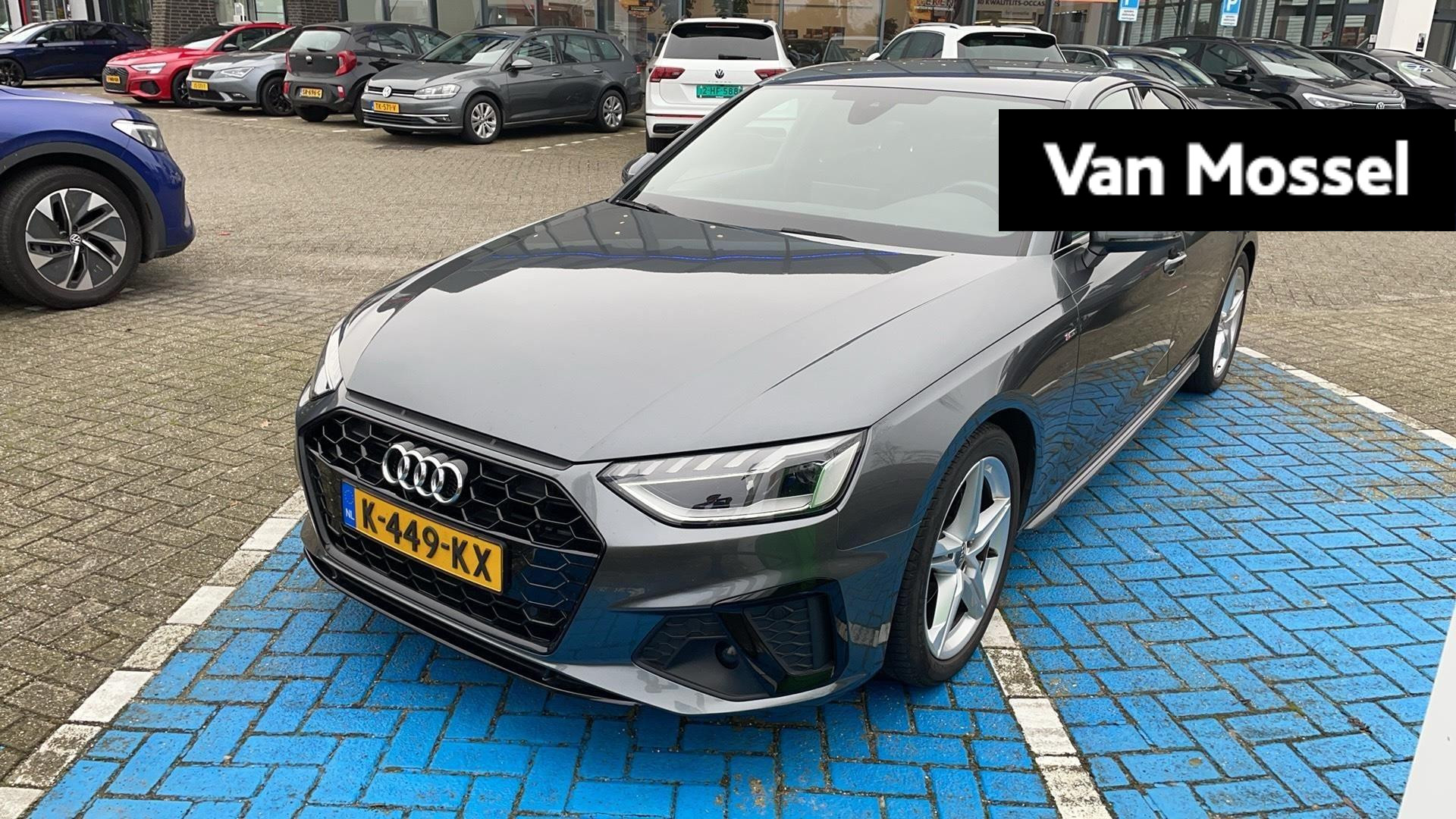 Audi A4 Limousine 40 TFSI Launch edition Sport 190 PK | S-Line | Automaat | Virtual Cockpit Plus | Navigatie | Parkeersensoren | Cruise Control | Trekhaak | Privacy Glas |  Apple Carplay | Android Auto | LED |