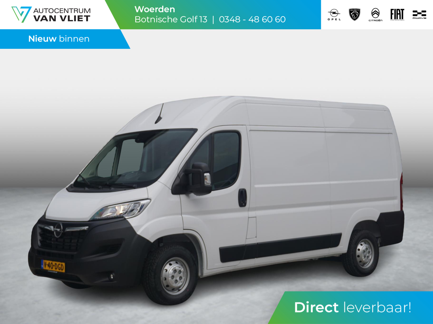 Opel Movano L2H2 120 Pk. | navigatie incl. Apple Carplay | camera | laadruimtebetimmering | Climate Control