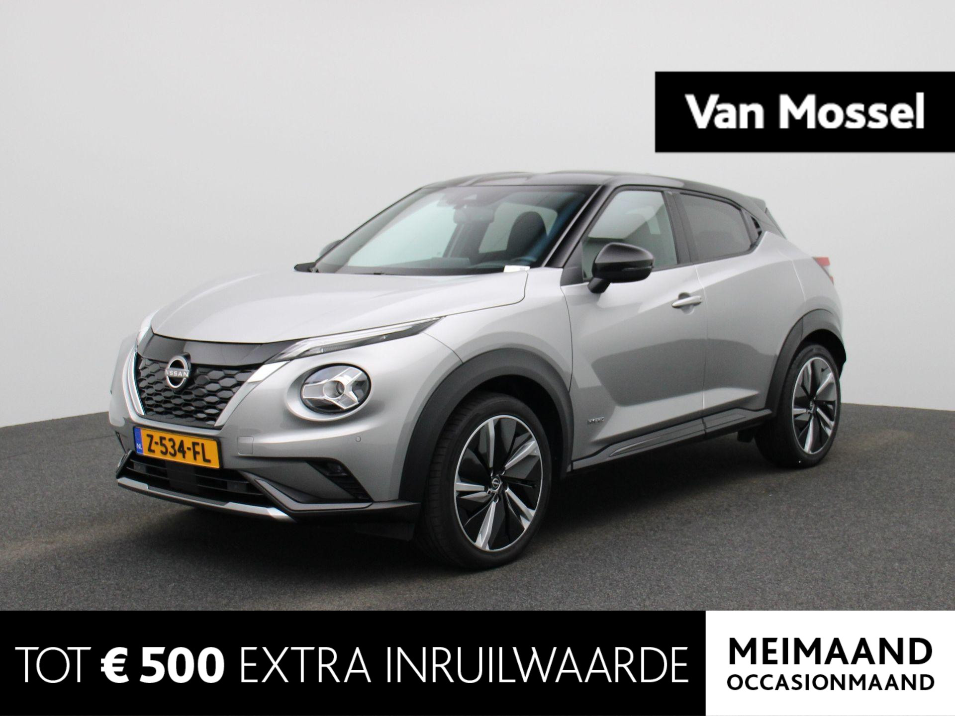 Nissan Juke 1.6 Hybrid N-Design 143PK | Automaat | Navigatie | Stoel- en Stuurverwarming | Achteruitrijcamera | Half-Leder | Parkeersensoren Voor & Achter | Apple CarPlay & Android Auto
