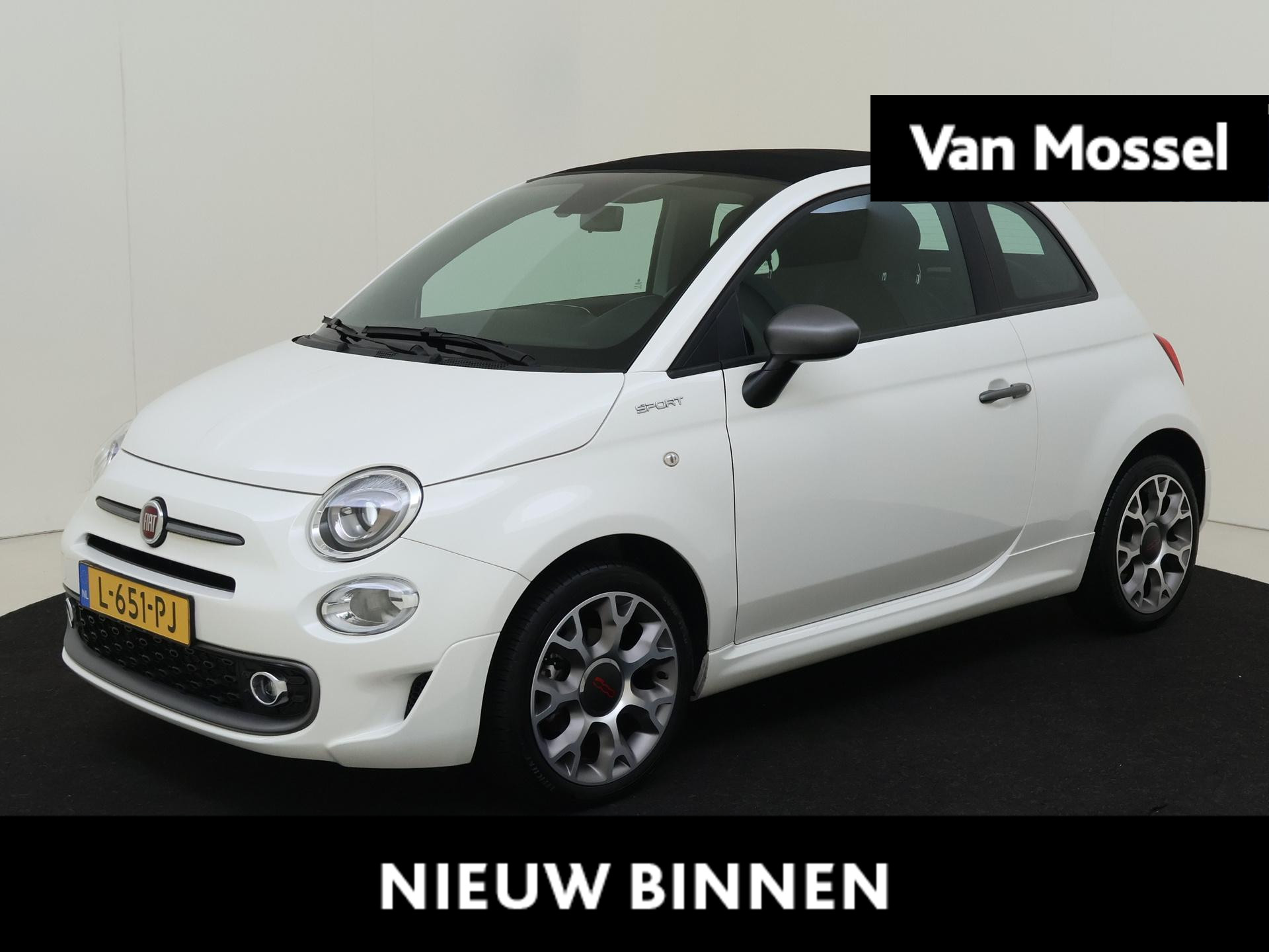 Fiat 500C 1.0 Hybrid Sport | Cabrio | Carplay | Climate Control | Cruise Control | Lichtmetalen velgen 16"