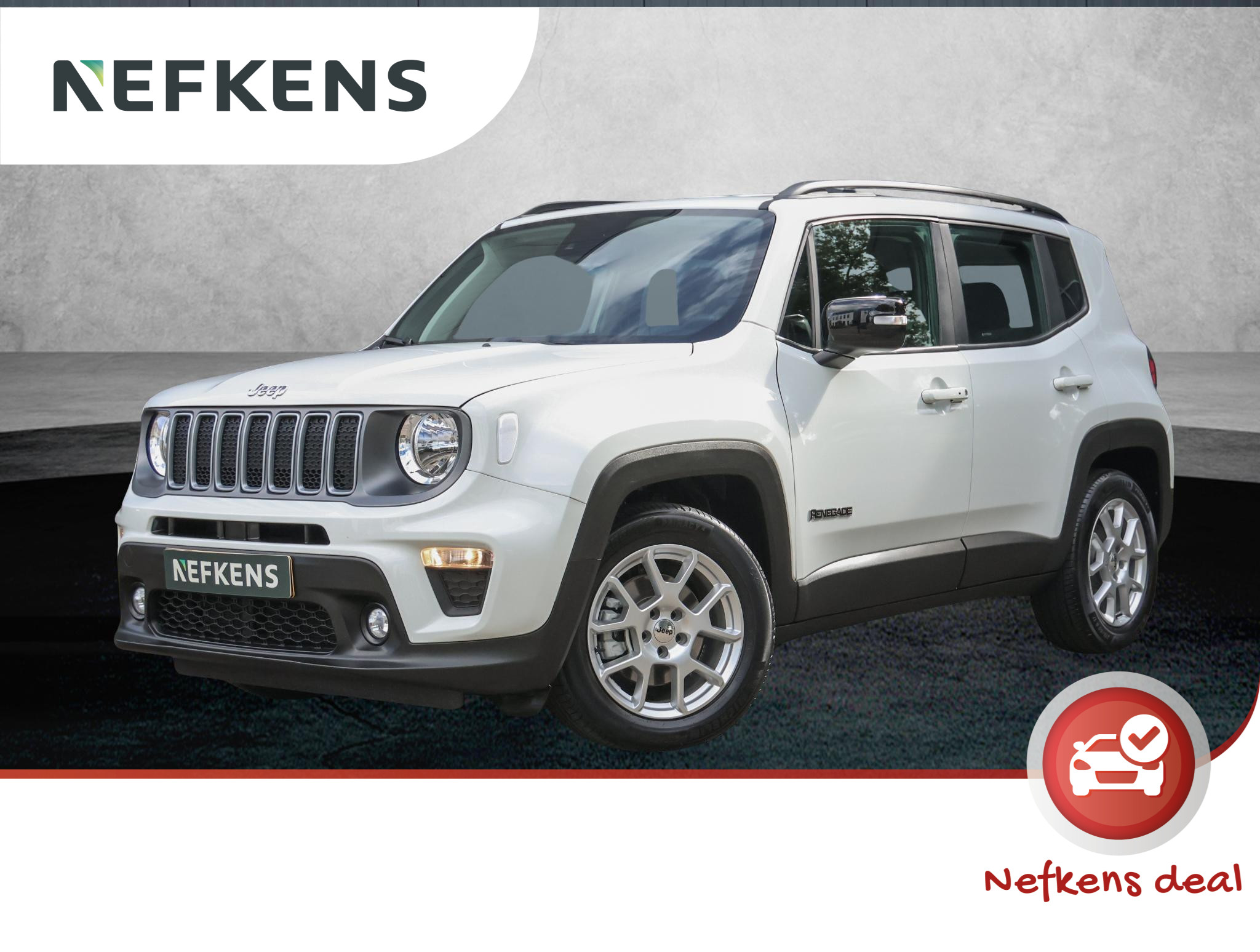 Jeep Renegade 130pk Turbo e-Hybrid Longitude (1ste eig./Climate/Cruise/16"LMV/UNIEK!!)