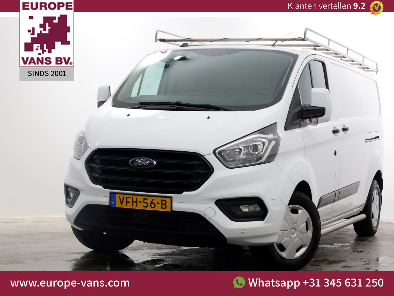 Ford Transit Custom 2.0 TDCI 130pk L2H1 Trend Navi/Camera/2x Schuifdeur Trekhaak 2800kg 02-2020