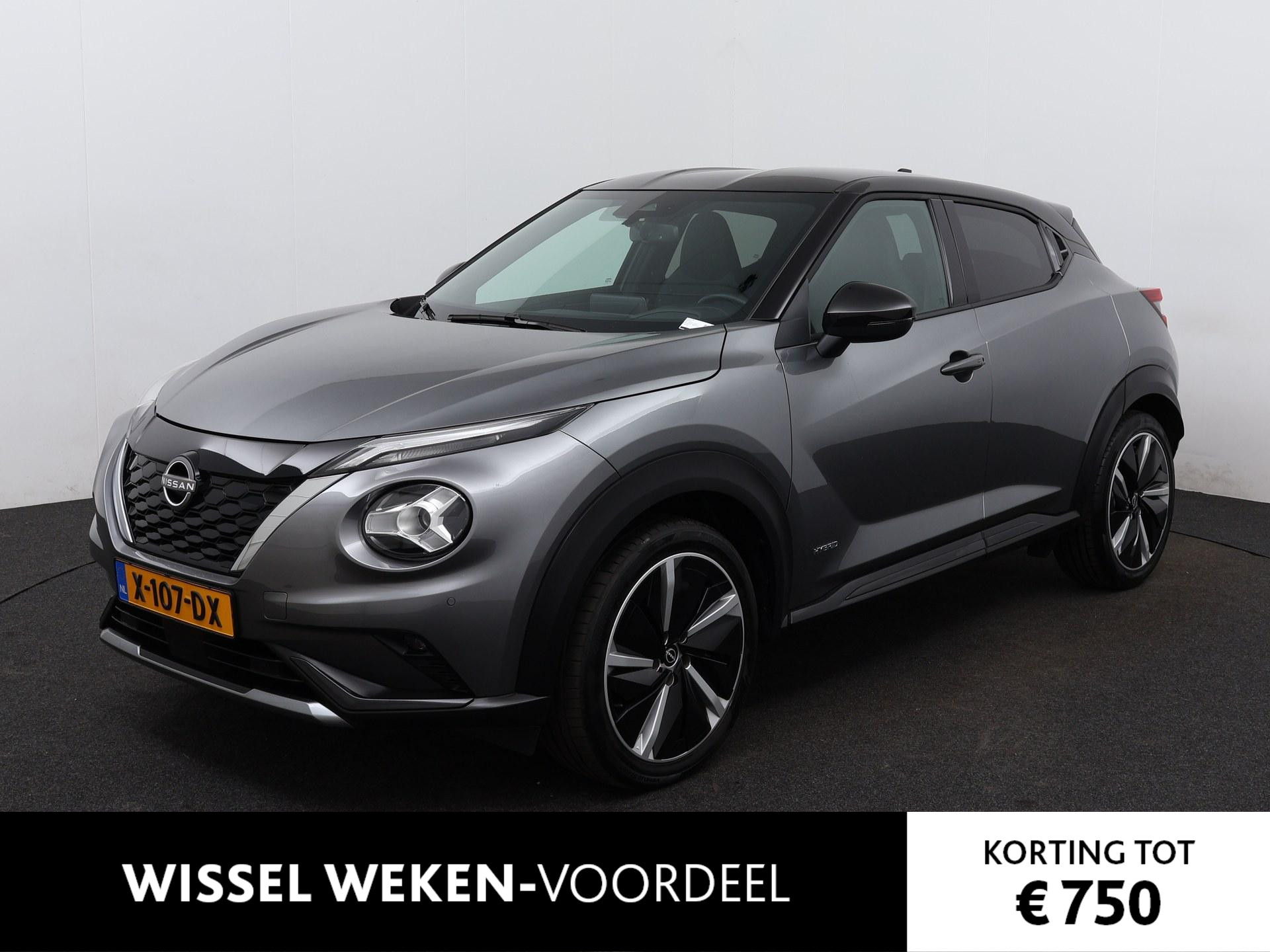 Nissan Juke 1.6 - 143PK Hybrid N-Design | Climate Control | Navigatie | Half-Lederen bekleding | Lichtmetalen velgen | Parkeersensoren | LED Lampen | Camera |