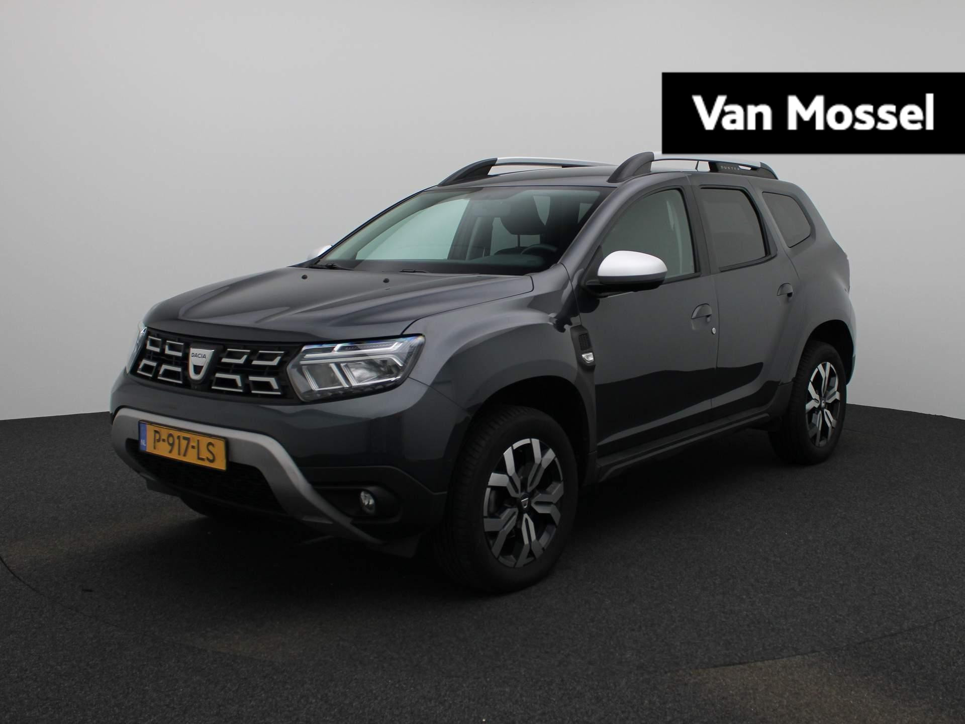 Dacia Duster 1.0 TCe Bi-Fuel Prestige | Pack Easy | Multiview Camera | Stoelverwarming | Blind Spot Warning | LED-Verlichting | 17" LMV | Full-Map Navigatie | Cruise Control & Snelheidsbegrenzer | Climate Control