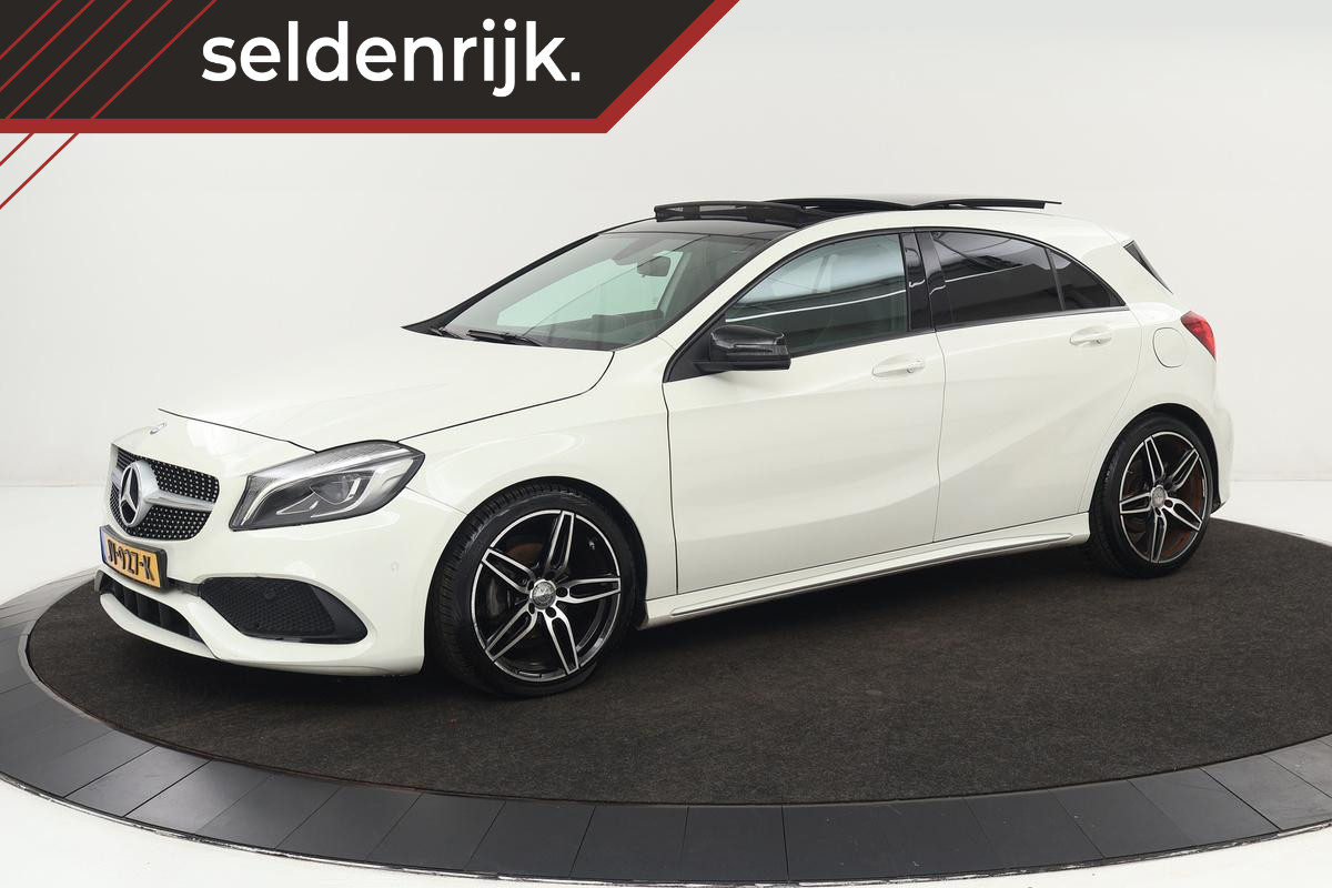 Mercedes-Benz A-Klasse 180d Lease Edition | Panoramadak | Carplay | Navigatie | Cruise control | Airco | Bluetooth | Sportstoelen | Half leder
