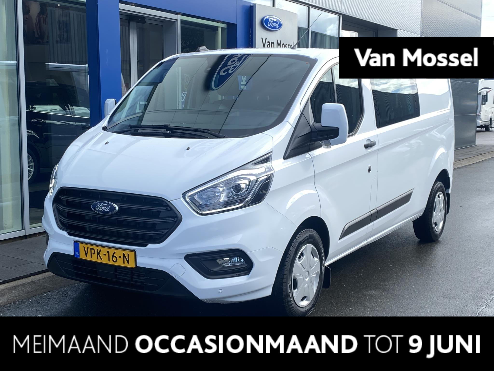 Ford Transit Custom 320 2.0 130pk AUT L2H1 Dubbele Cabine | AUTOMAAT | 6 persoons | Cruise controle | Voorruitverwarming |