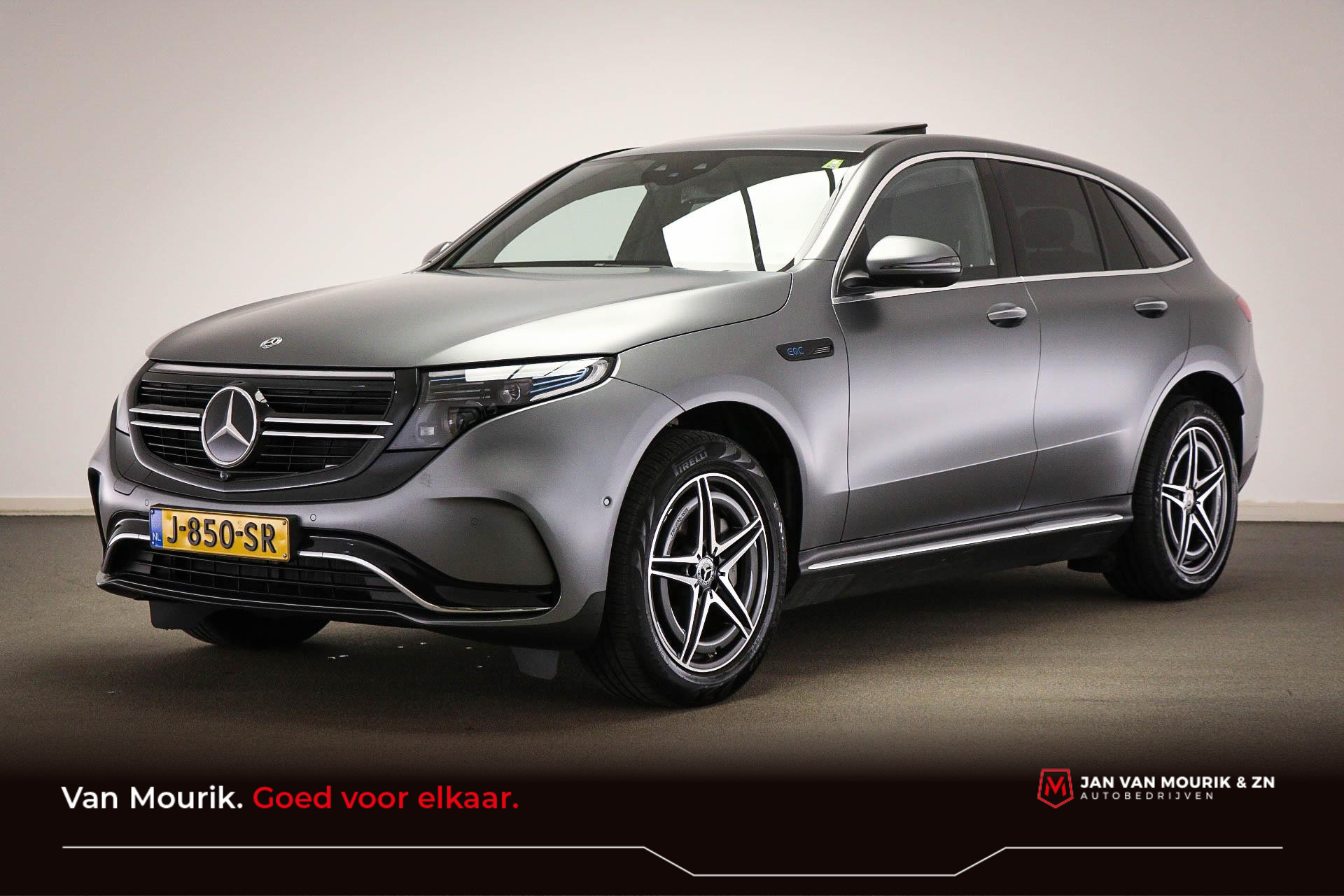 Mercedes-Benz EQC 400 4MATIC Premium Plus 80 kWh AMG LINE / RIJASSISTENTIE PLUS- PACK | MATRIX LED | APPLE | 360 CAMERA | DEALER ONDERHOUDEN