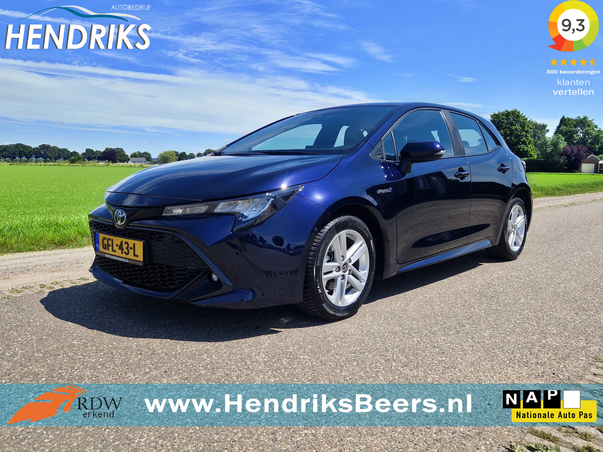 Toyota Corolla 1.8 Hybrid Comfort - 100 Pk - Euro 6 - ParkeerCamera - Navi - Climate Control