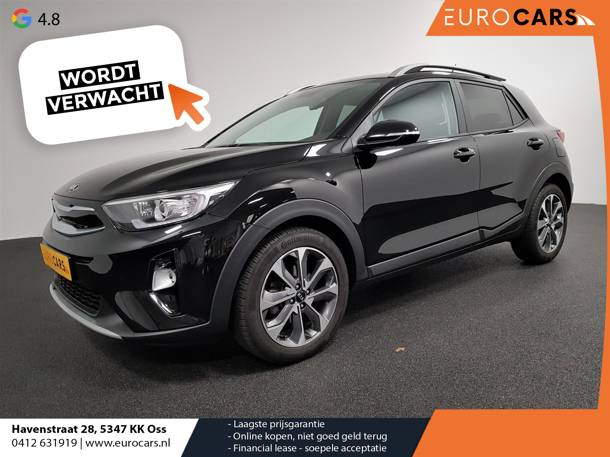 Kia Stonic 1.0 T-GDi DynamicLine | Climate Control | Navigatie | Stoelverwarming | Privacy Glass | Lichtmetalen velgen