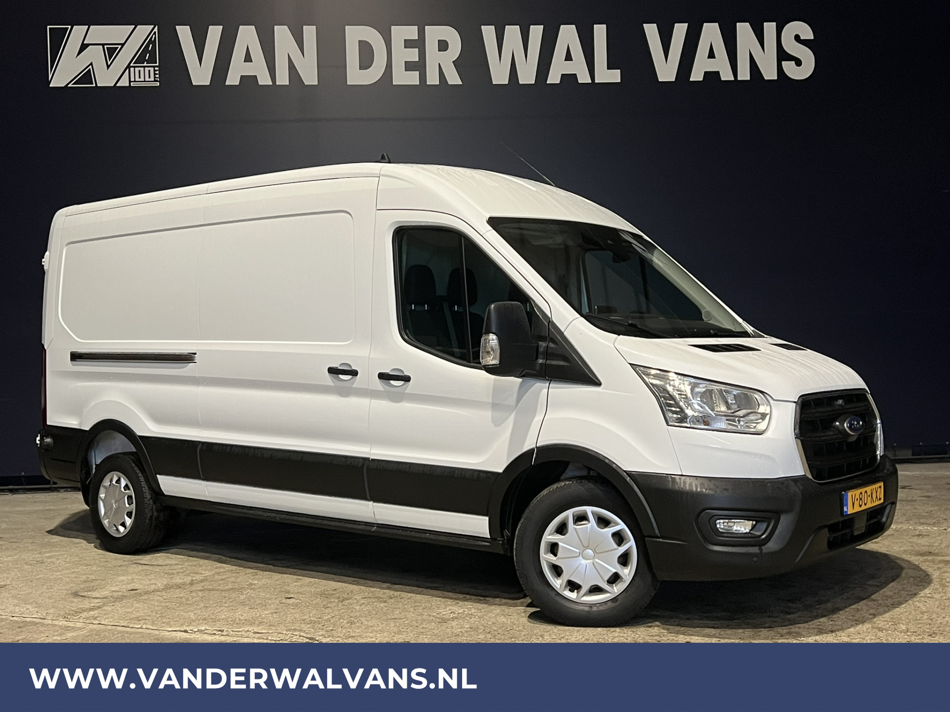 Ford Transit 2.0 TDCI 131pk **BPM VRIJ voor de Ondernemer** L3H2 Euro6 Airco | Camera | Navigatie | Apple Carplay Android Auto, Cruisecontrol, Verwarmde voorruit, Stoelverwarming, Parkeersensoren, Bijrijdersbank