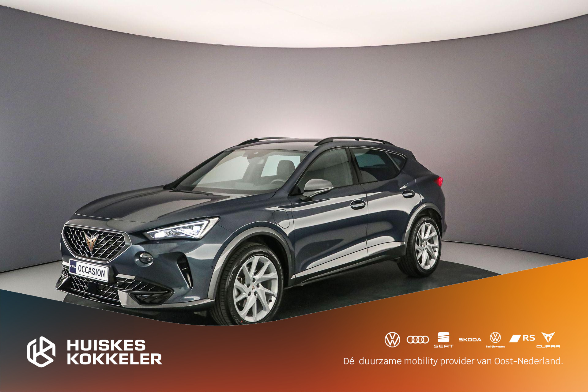 CUPRA Formentor Essential 1.4 TSI e-Hybrid 204pk DSG Automaat Trekhaak, Adaptive cruise control, Achteruitrijcamera, Stoelverwarming, Navigatie, LED verlichting, Stuurwiel verwarmd