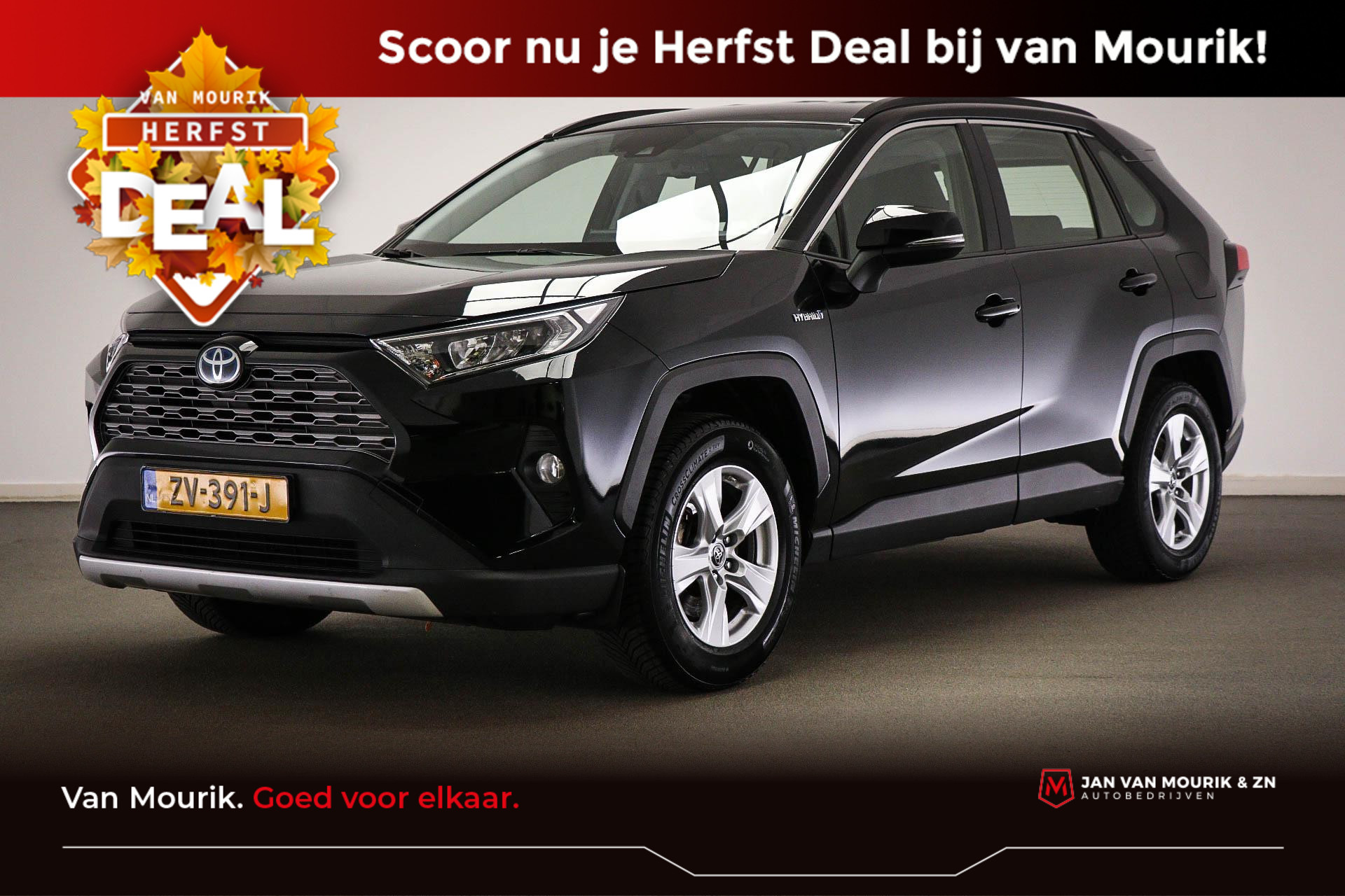 Toyota RAV4 2.5 Hybrid AWD Active | LED | CLIMA | ACC | DAB | APPLE | PDC | CAMERA | TREKHAAK | 17"