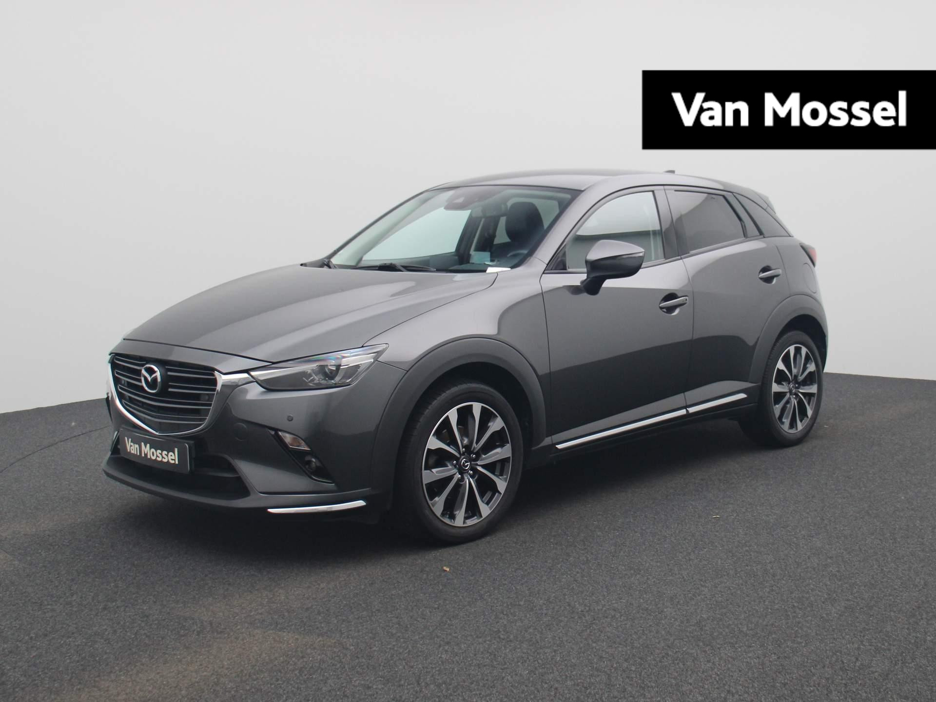 Mazda CX-3 2.0 SkyActiv-G 121 Luxury | Half-Leder | Navigatie | Camera | Climate Control | Parkeersensoren | Head-up display | DAB | LMV |