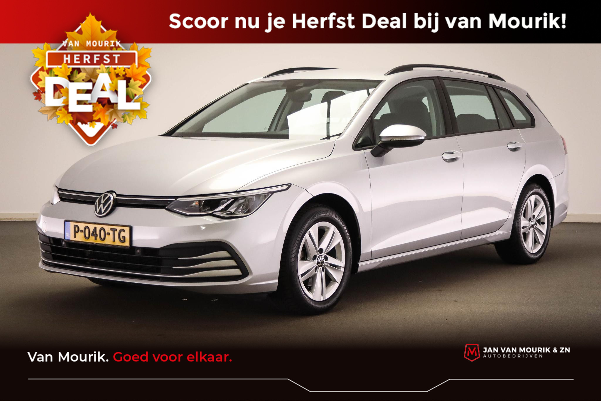 Volkswagen Golf Variant 1.0 eTSI DSG Life Business | LED | CLIMA | STOELVERWARMING | ACC | NAVI | DAB | APPLE | PDC | 16"